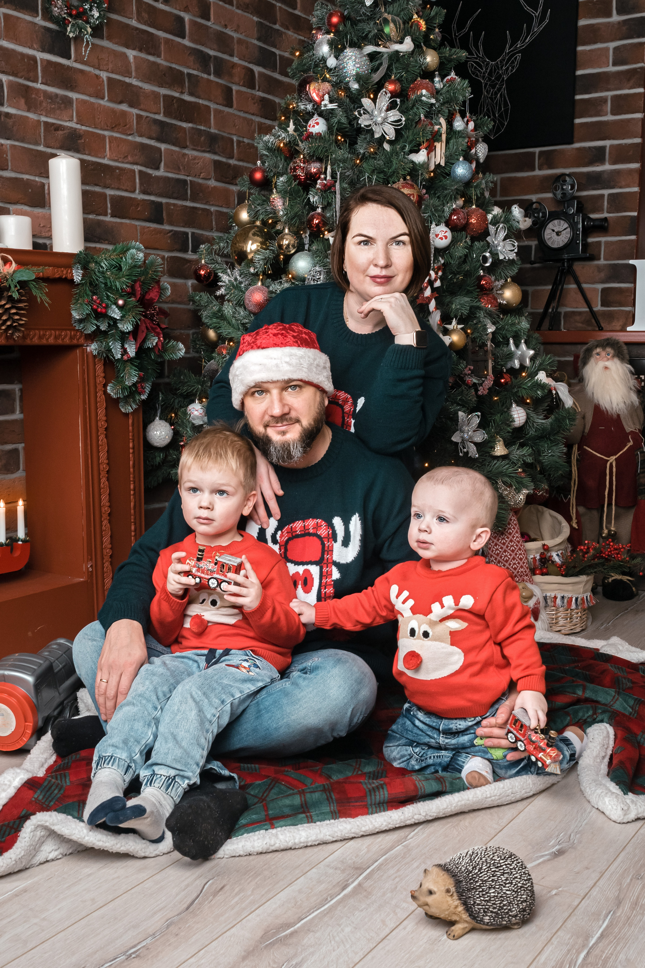 Новогодняя семейная фотосессия
