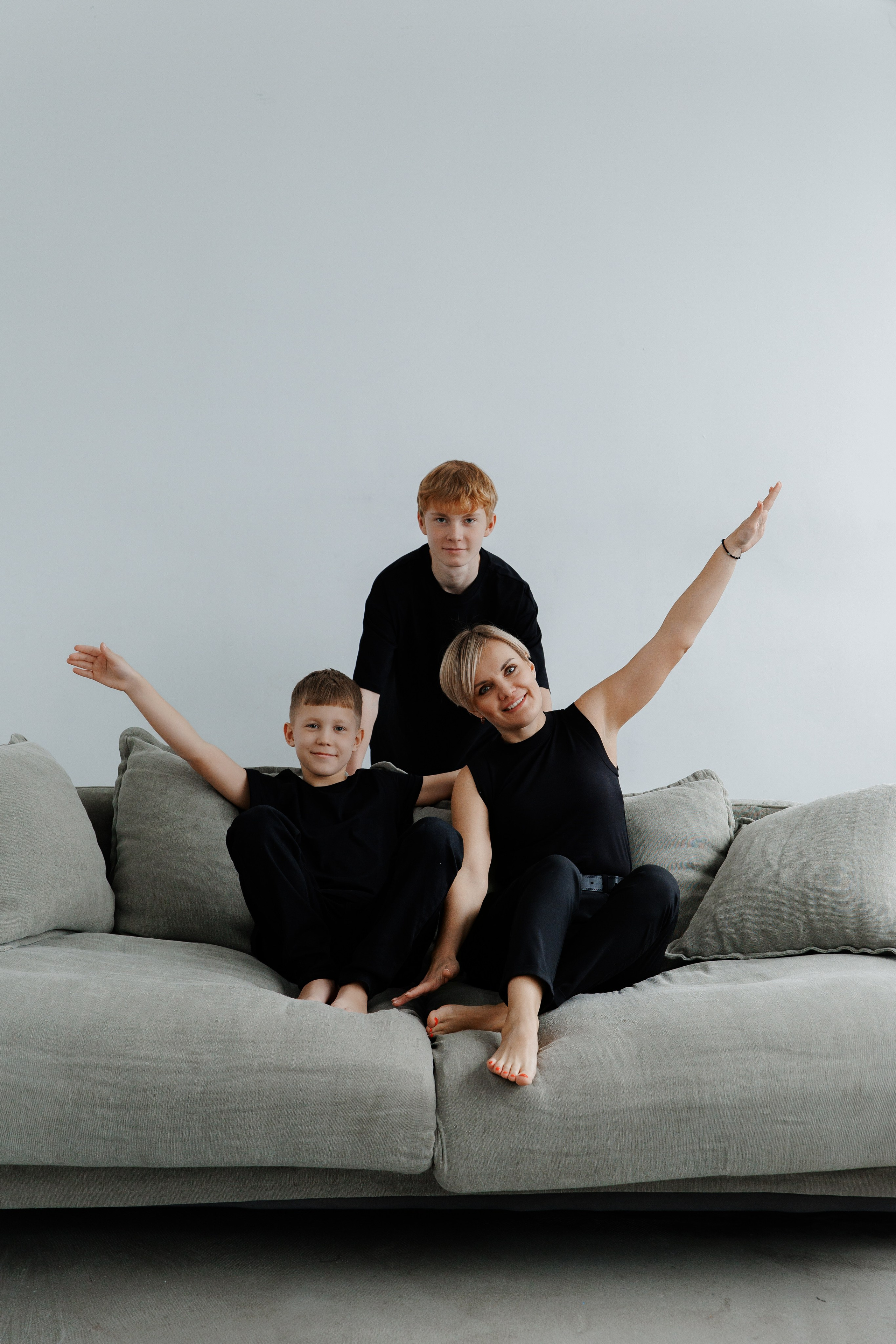 Семейная фотосессия Елена с сыновьями