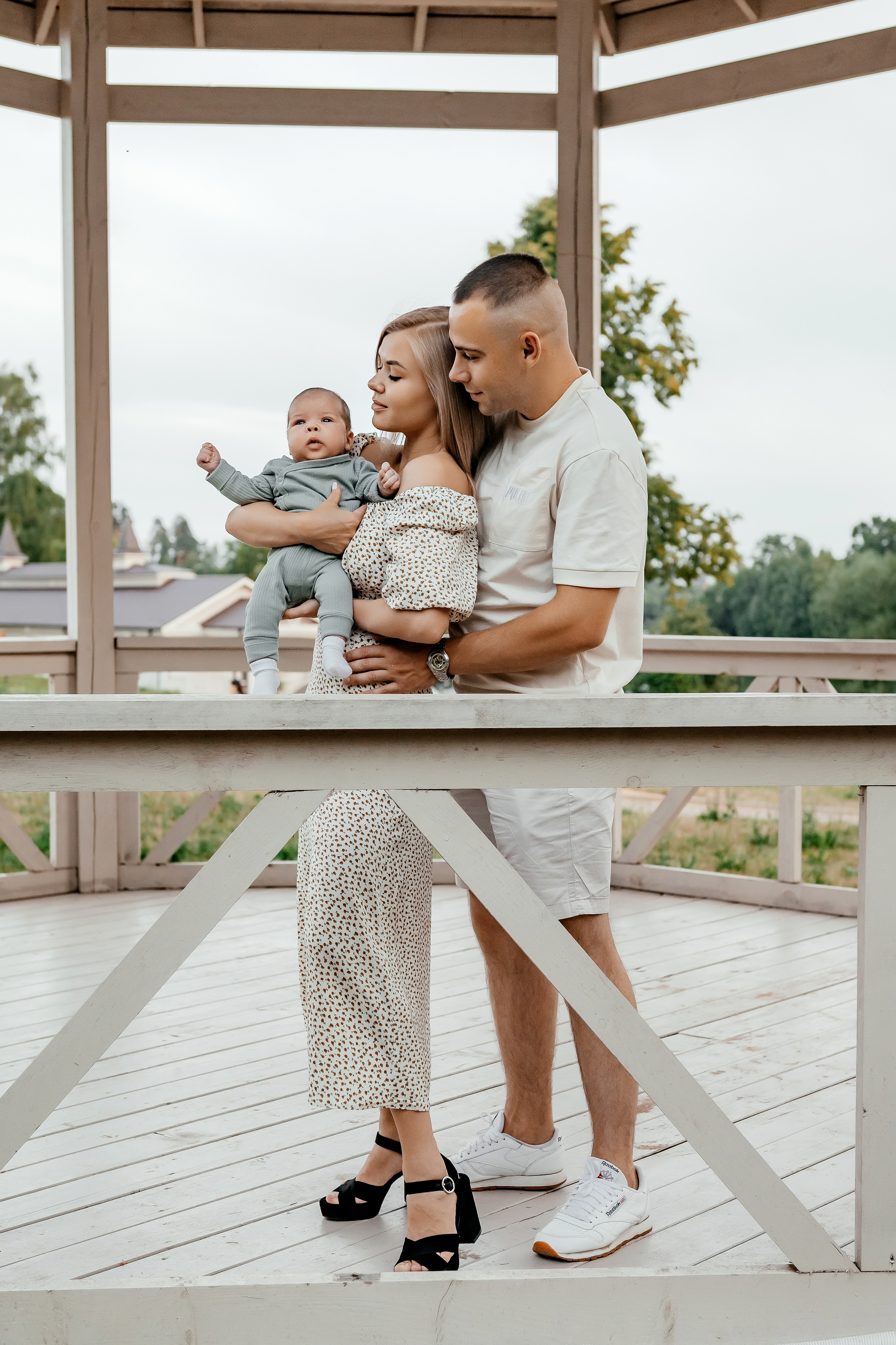 Кристина и семья в Гребнево