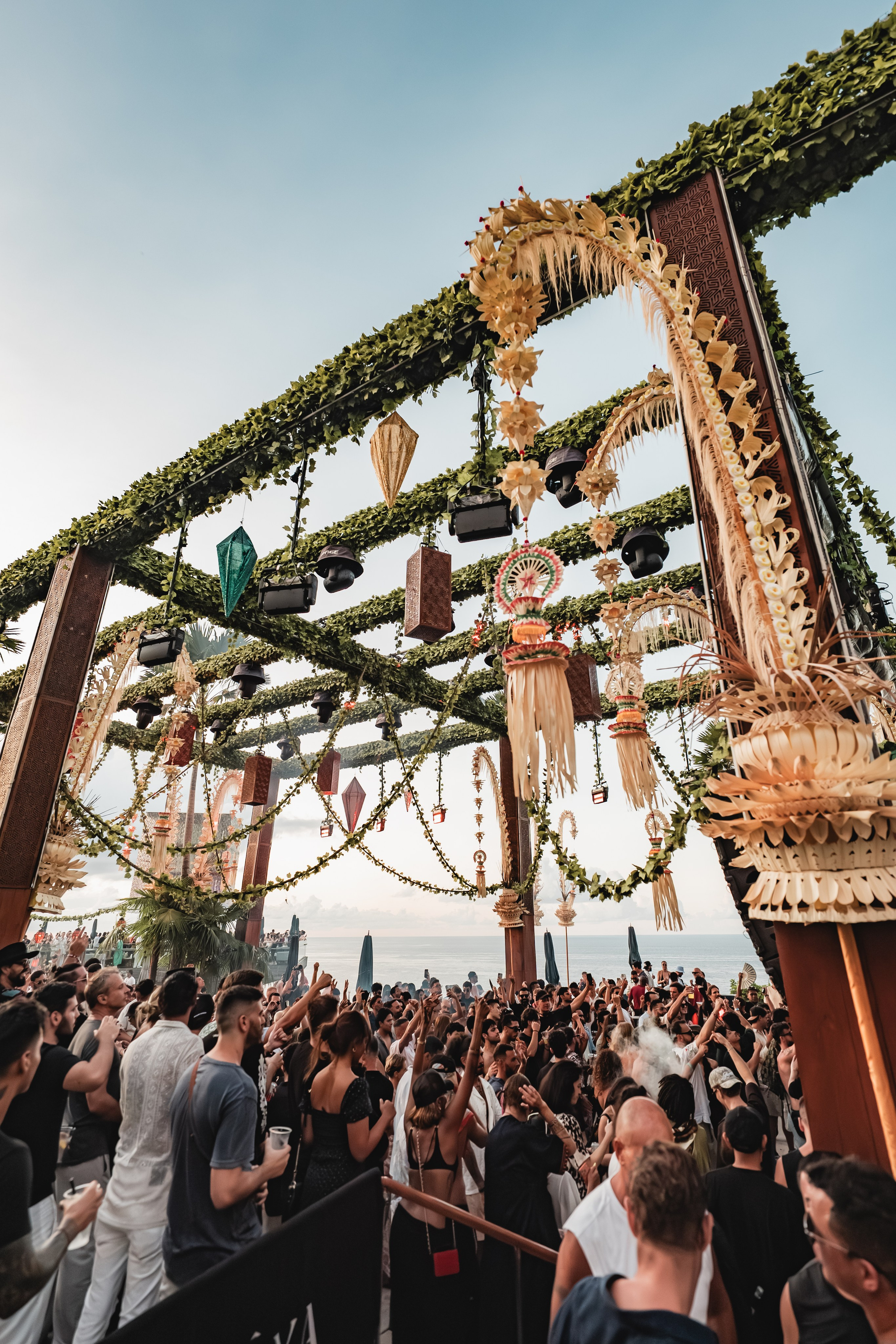 Jan Blomqvist, Damian Lazarus, Ame DJ performance in Savaya, Bali. Сергей Зворыгин
