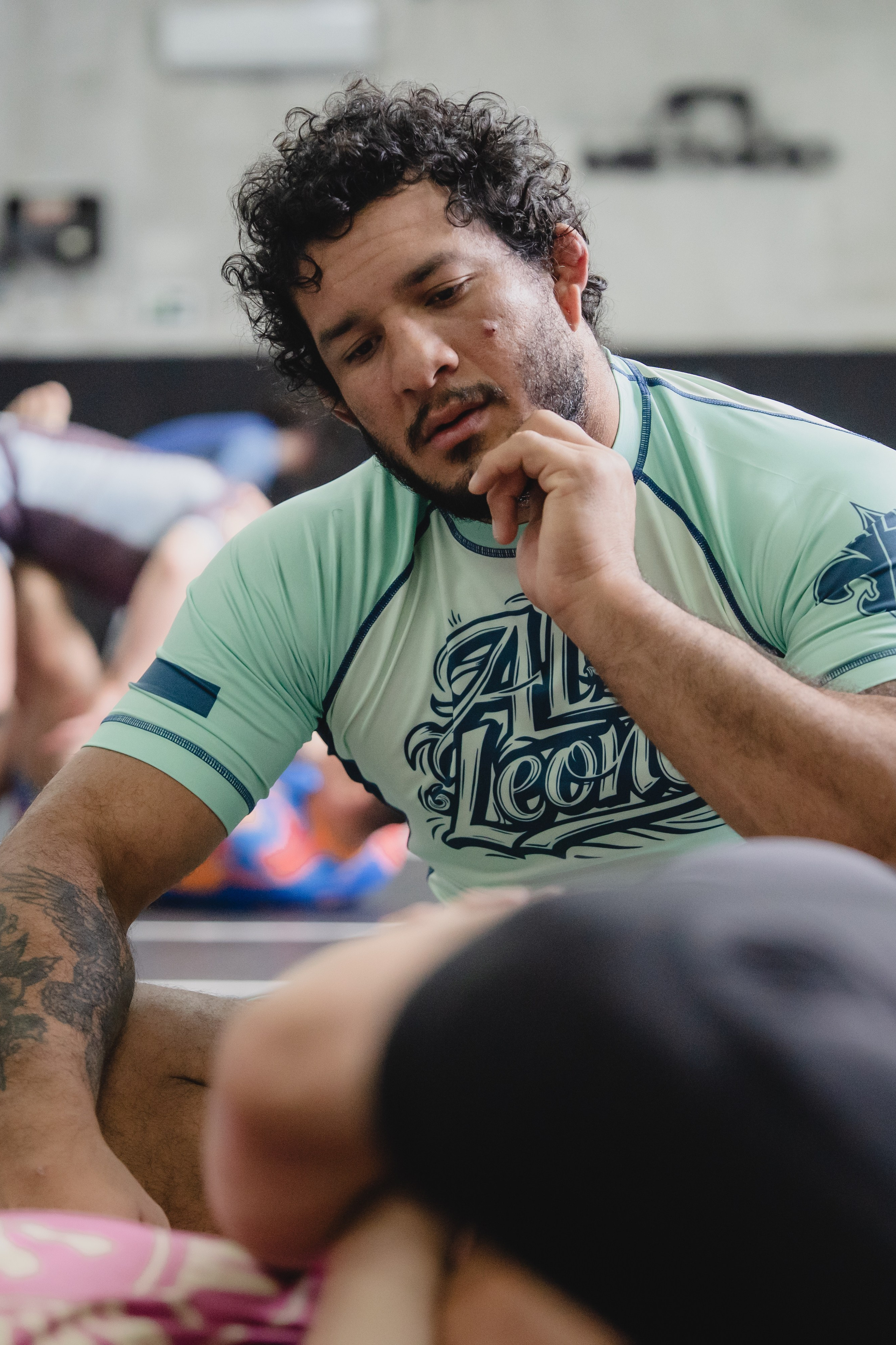 Gabriel Sousa ADCC / WORLD PRO CHAMPION BJJ training session for Al Leone. Сергей Зворыгин