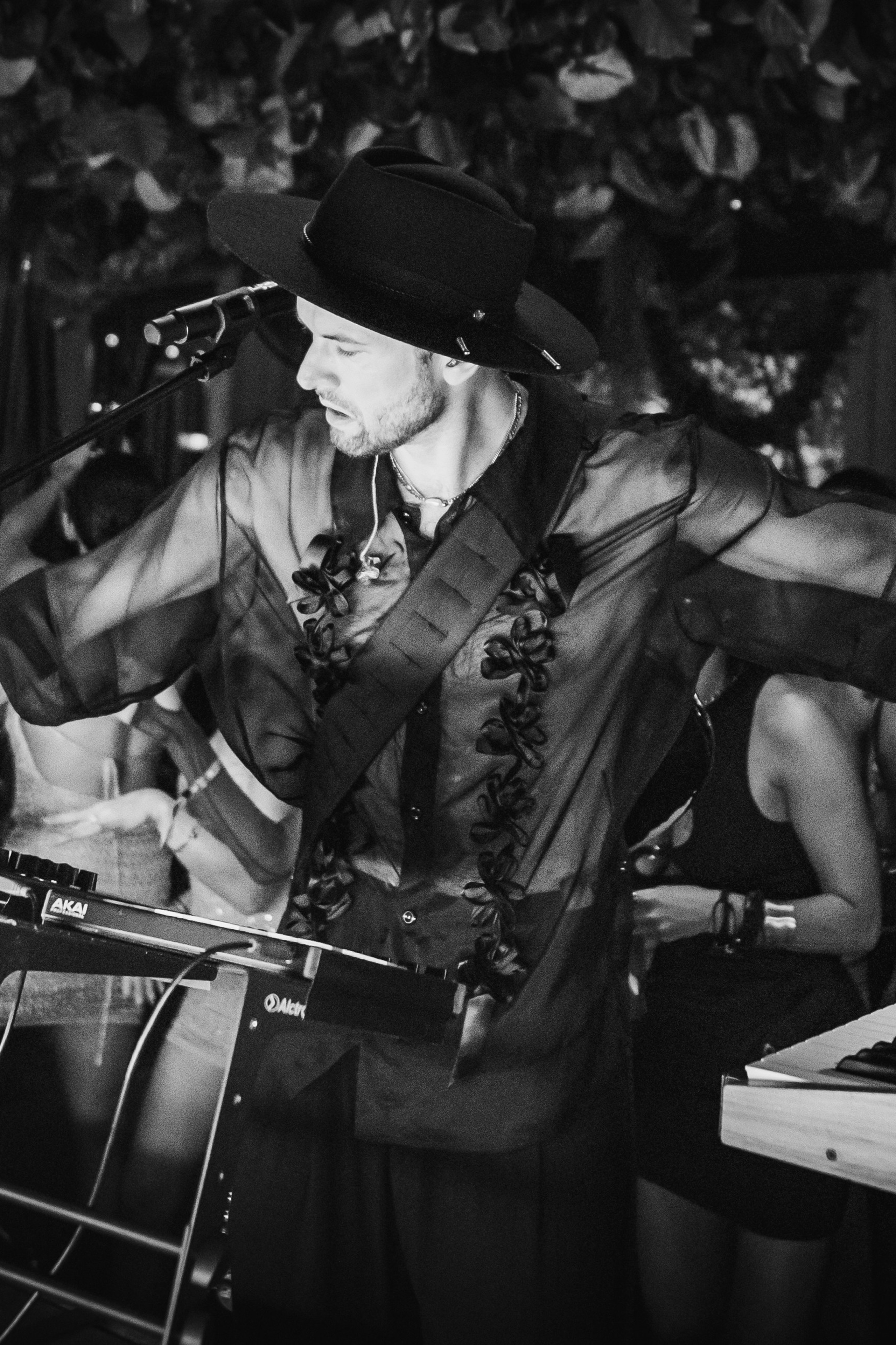 Monolink, electronic music producer performance in Savaya, Bali. Сергей Зворыгин