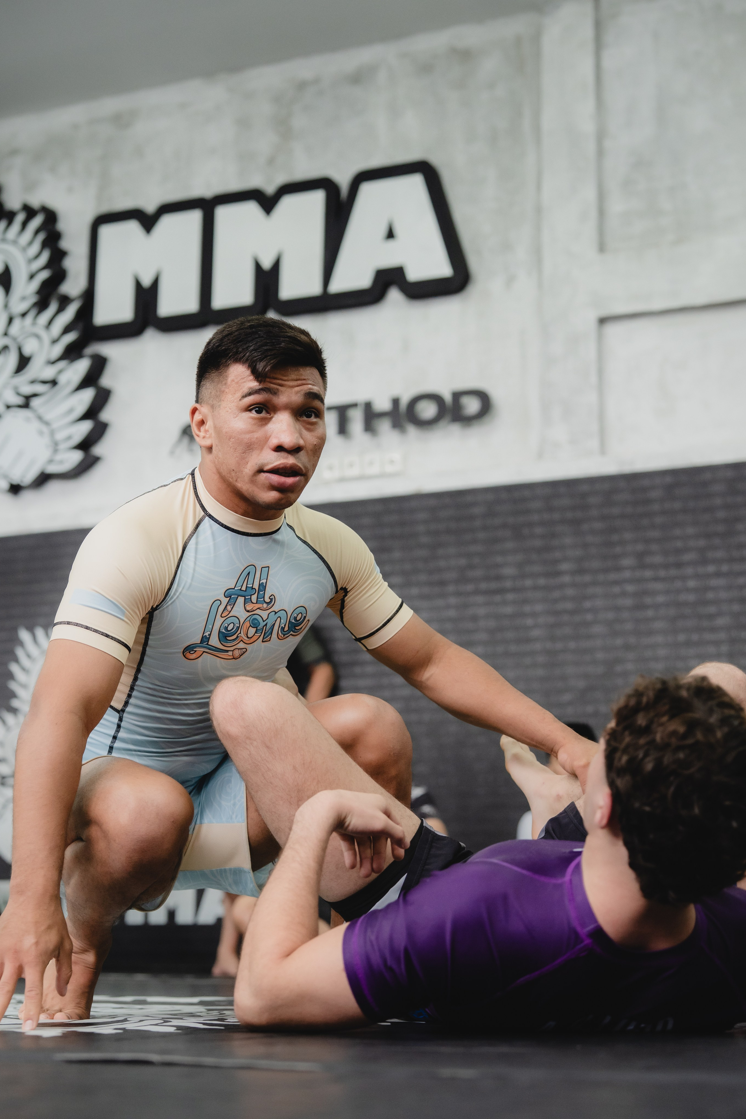 Gabriel Sousa ADCC / WORLD PRO CHAMPION BJJ training session for Al Leone. Сергей Зворыгин