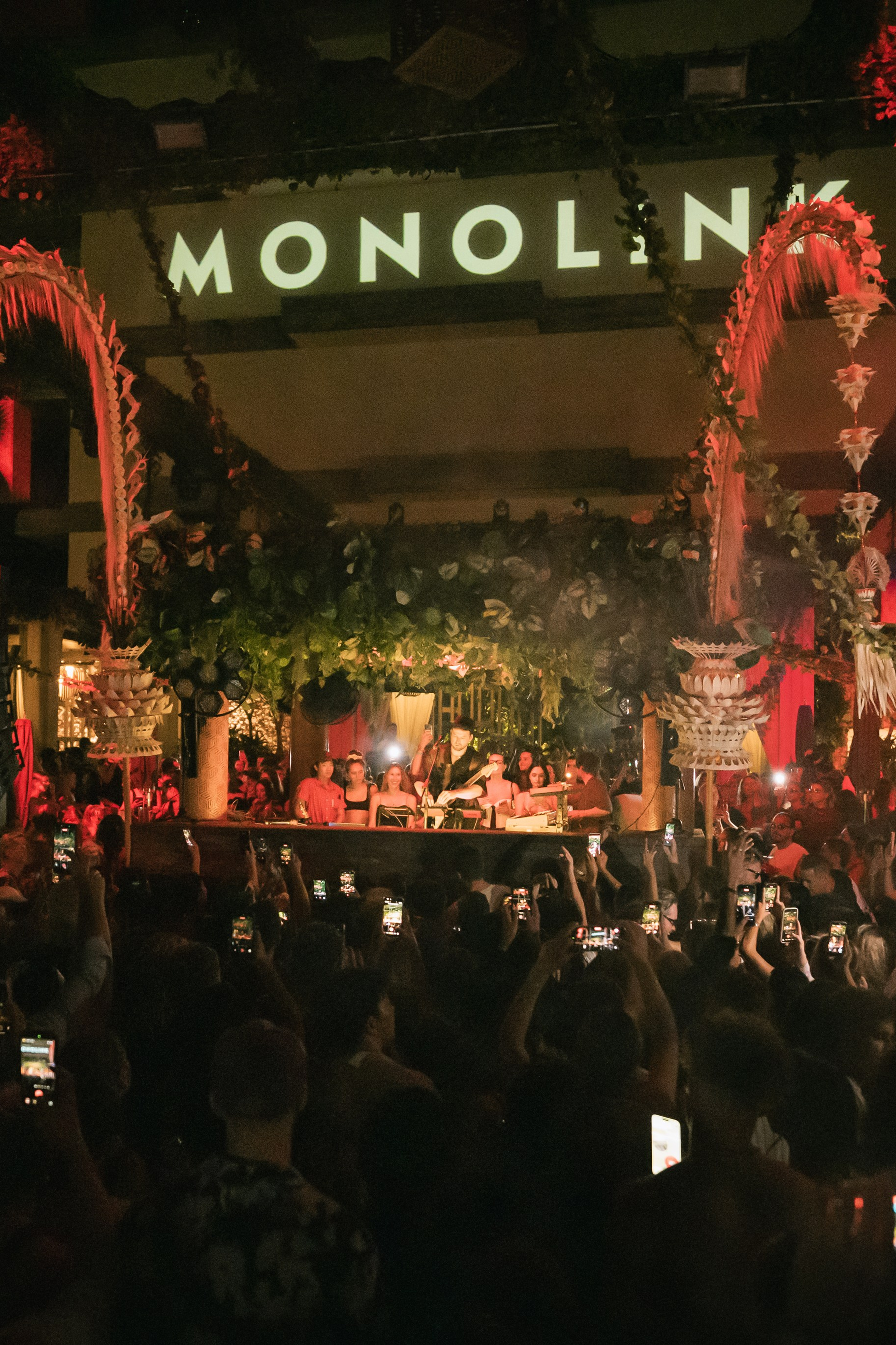 Monolink, electronic music producer performance in Savaya, Bali. Сергей Зворыгин