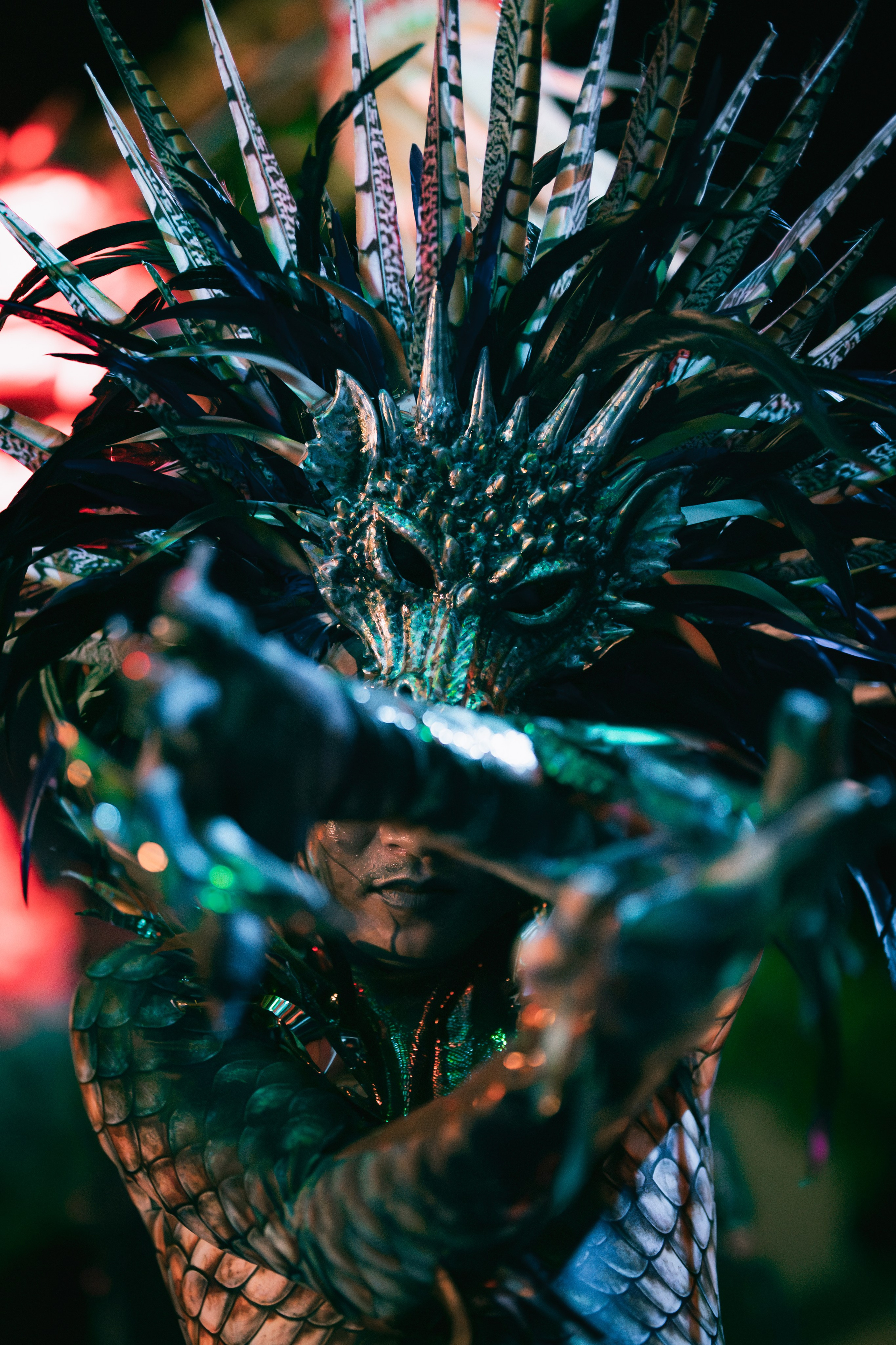 Monolink, electronic music producer performance in Savaya, Bali. Сергей Зворыгин