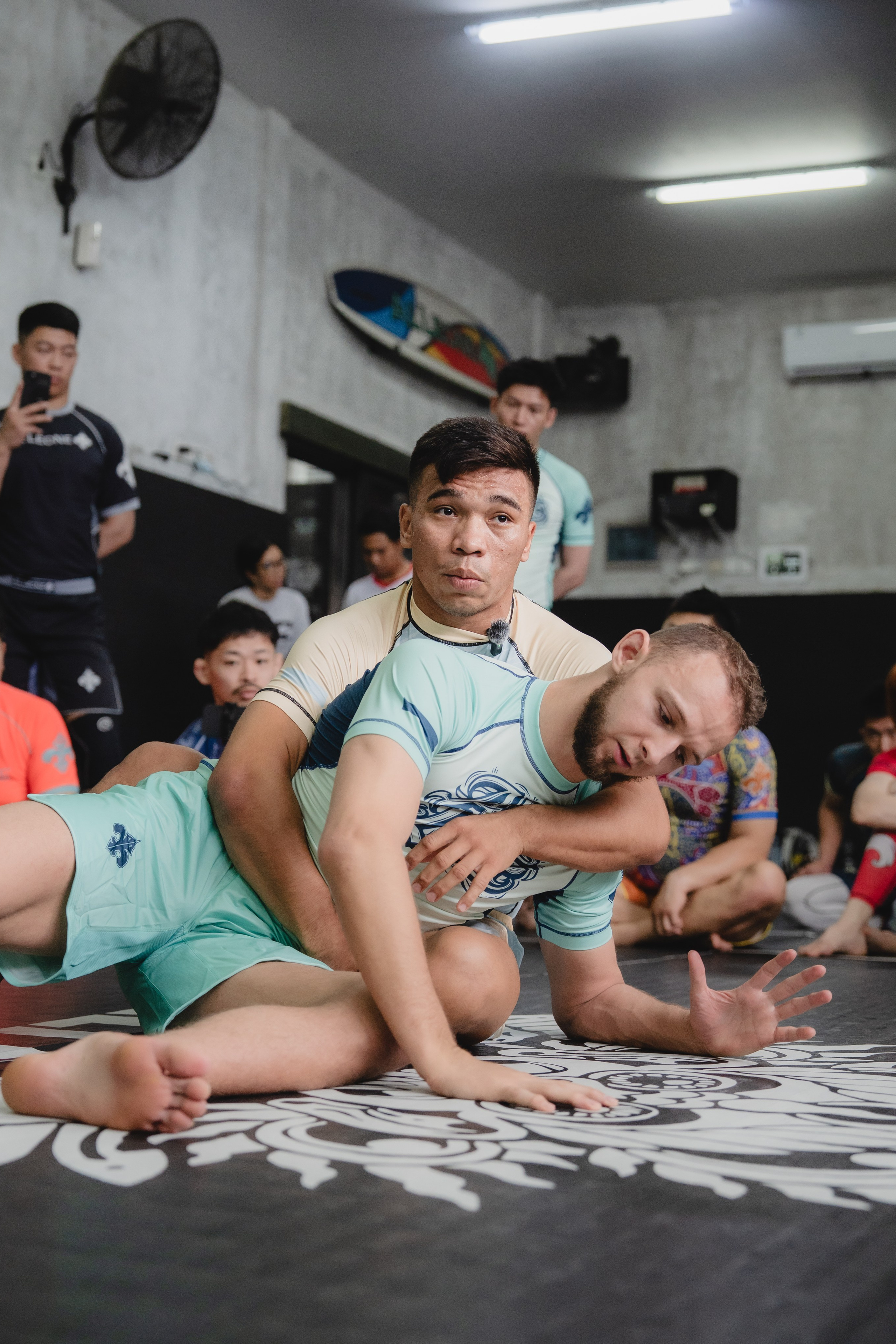 Gabriel Sousa ADCC / WORLD PRO CHAMPION BJJ training session for Al Leone. Сергей Зворыгин