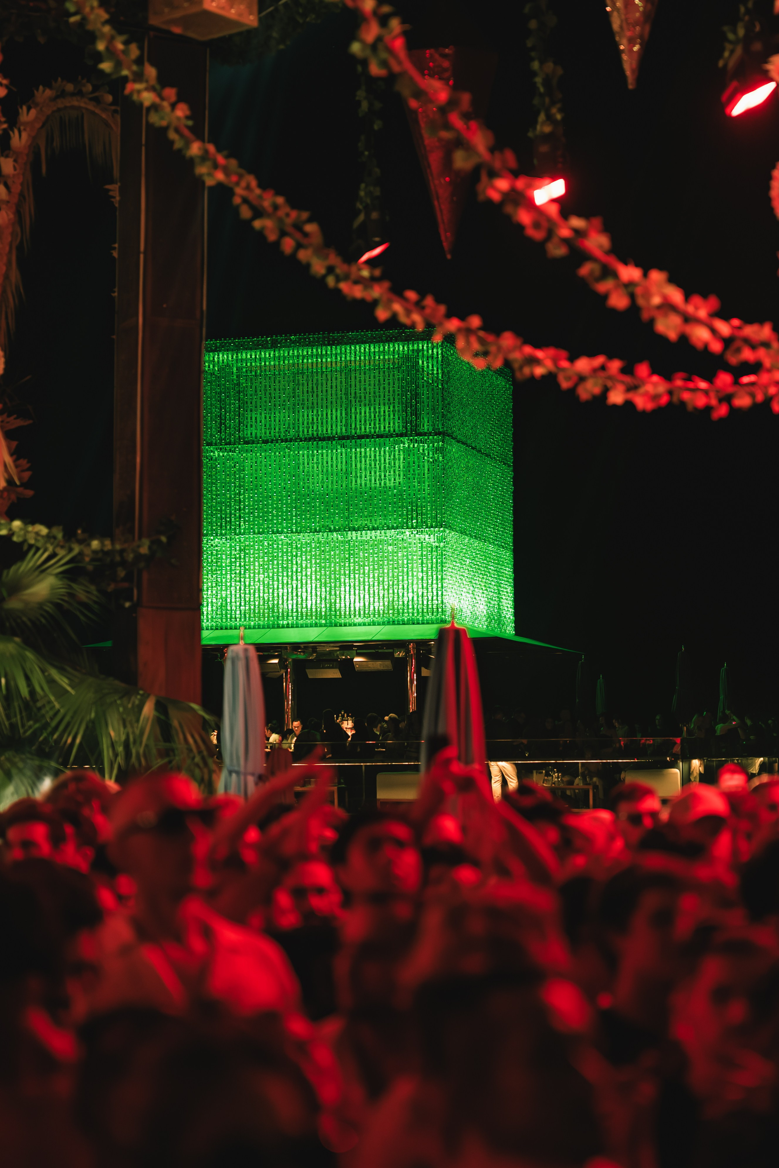 Jan Blomqvist, Damian Lazarus, Ame DJ performance in Savaya, Bali. Сергей Зворыгин