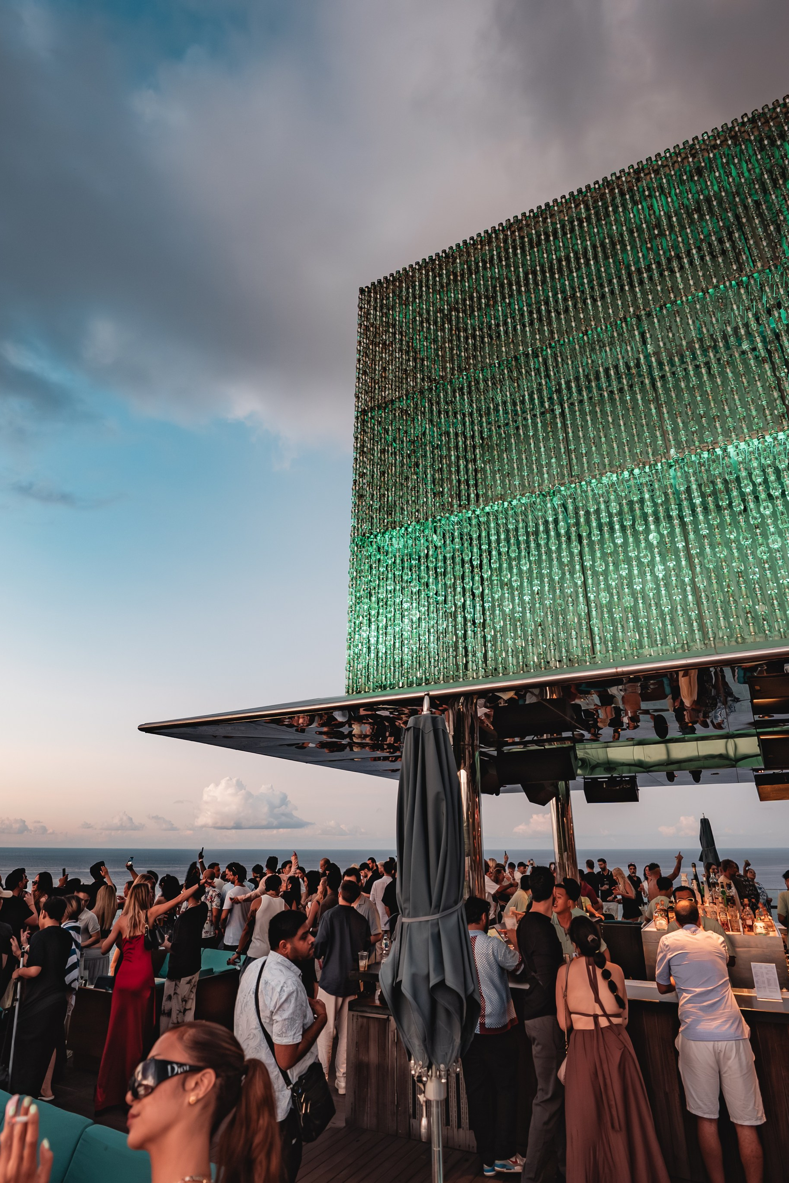 Jan Blomqvist, Damian Lazarus, Ame DJ performance in Savaya, Bali. Сергей Зворыгин
