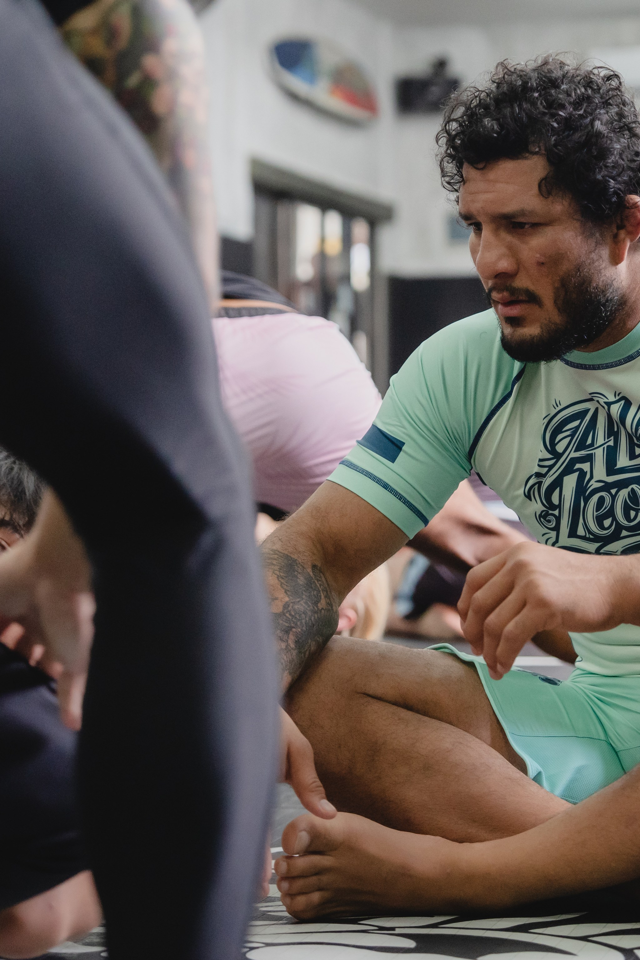 Gabriel Sousa ADCC / WORLD PRO CHAMPION BJJ training session for Al Leone. Сергей Зворыгин