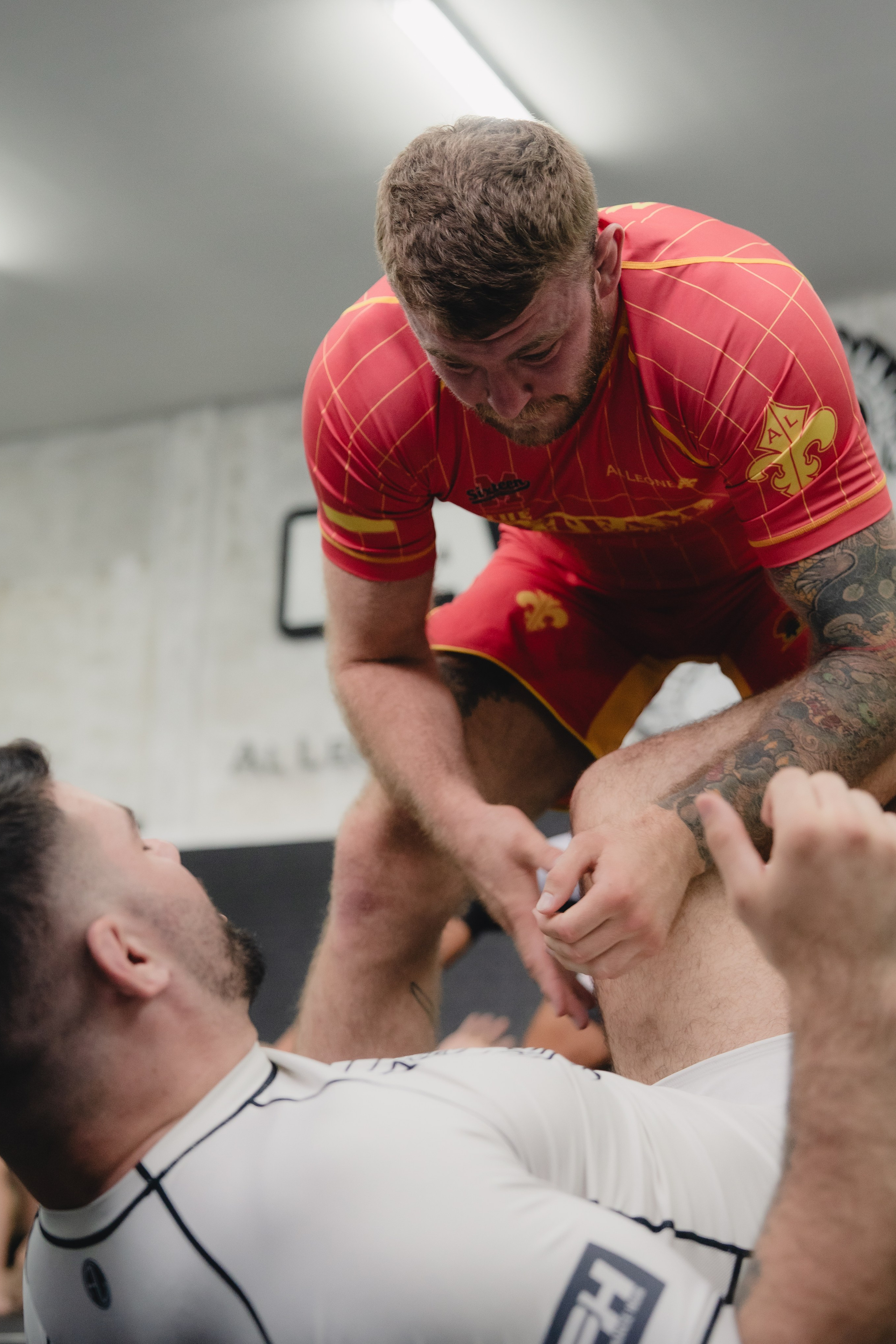 Gabriel Sousa ADCC / WORLD PRO CHAMPION BJJ training session for Al Leone. Сергей Зворыгин