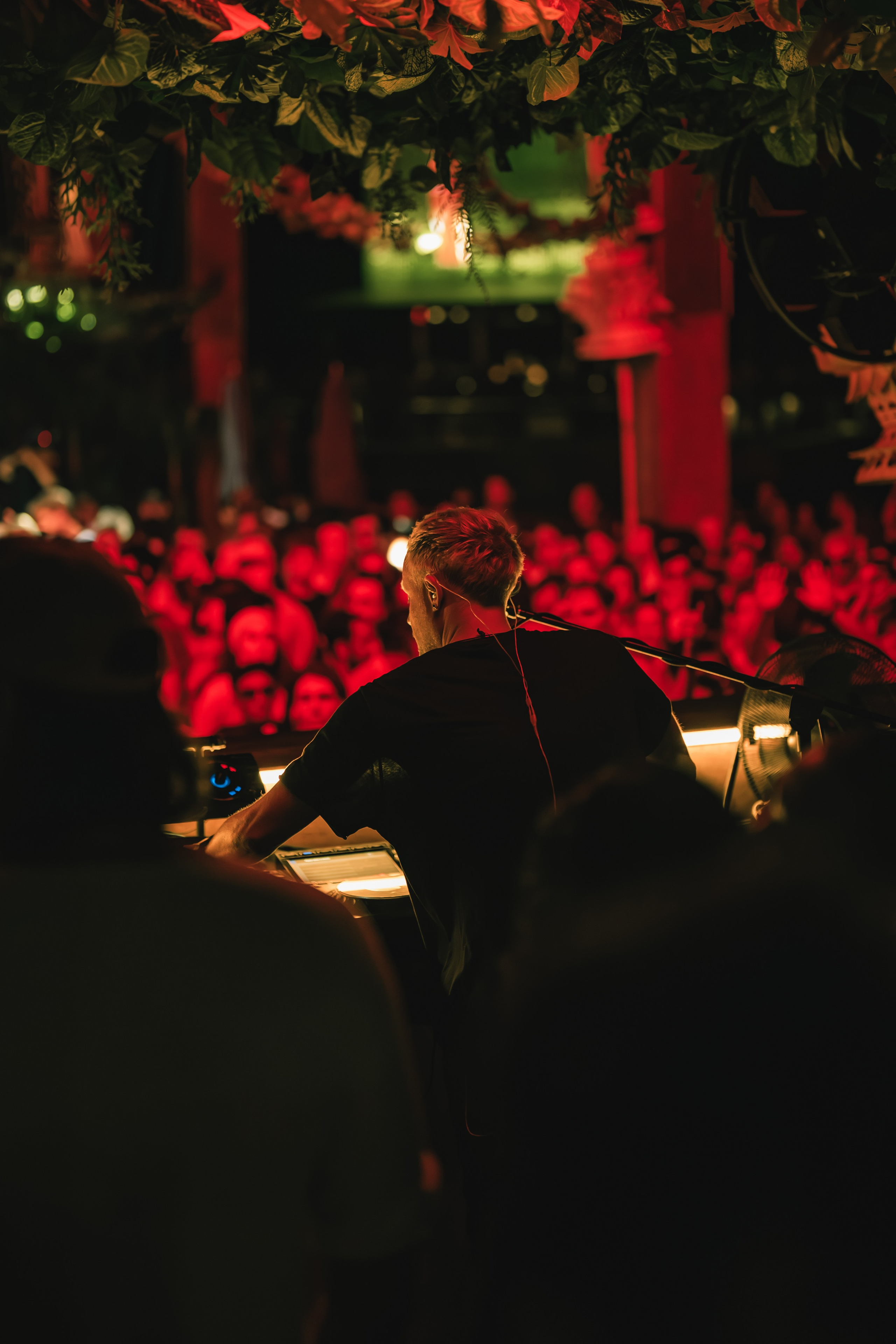 Jan Blomqvist, Damian Lazarus, Ame DJ performance in Savaya, Bali. Сергей Зворыгин