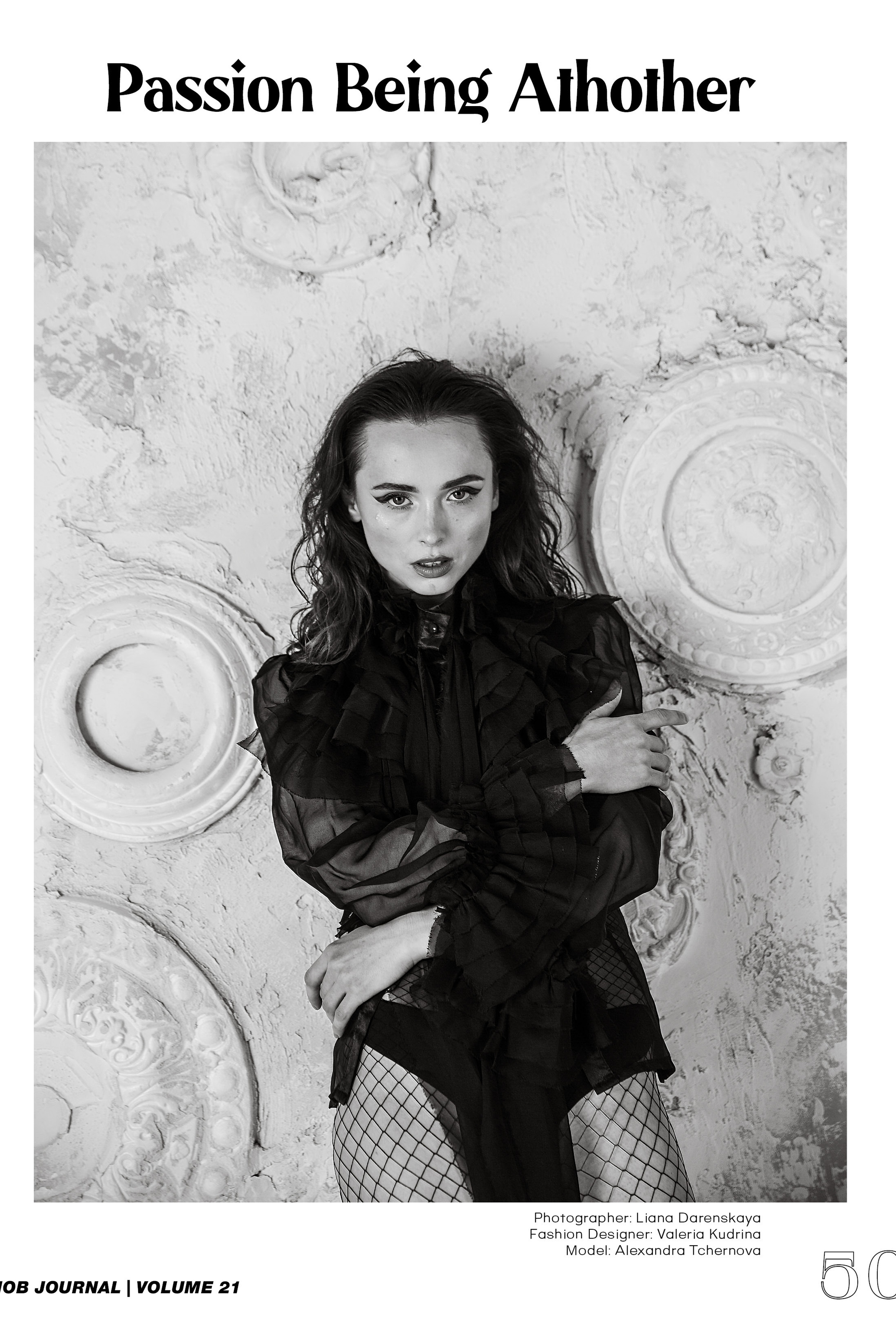 Публикация в журнале MALVIE. Visual artist, photographer Liana Darenskaya, Moscow