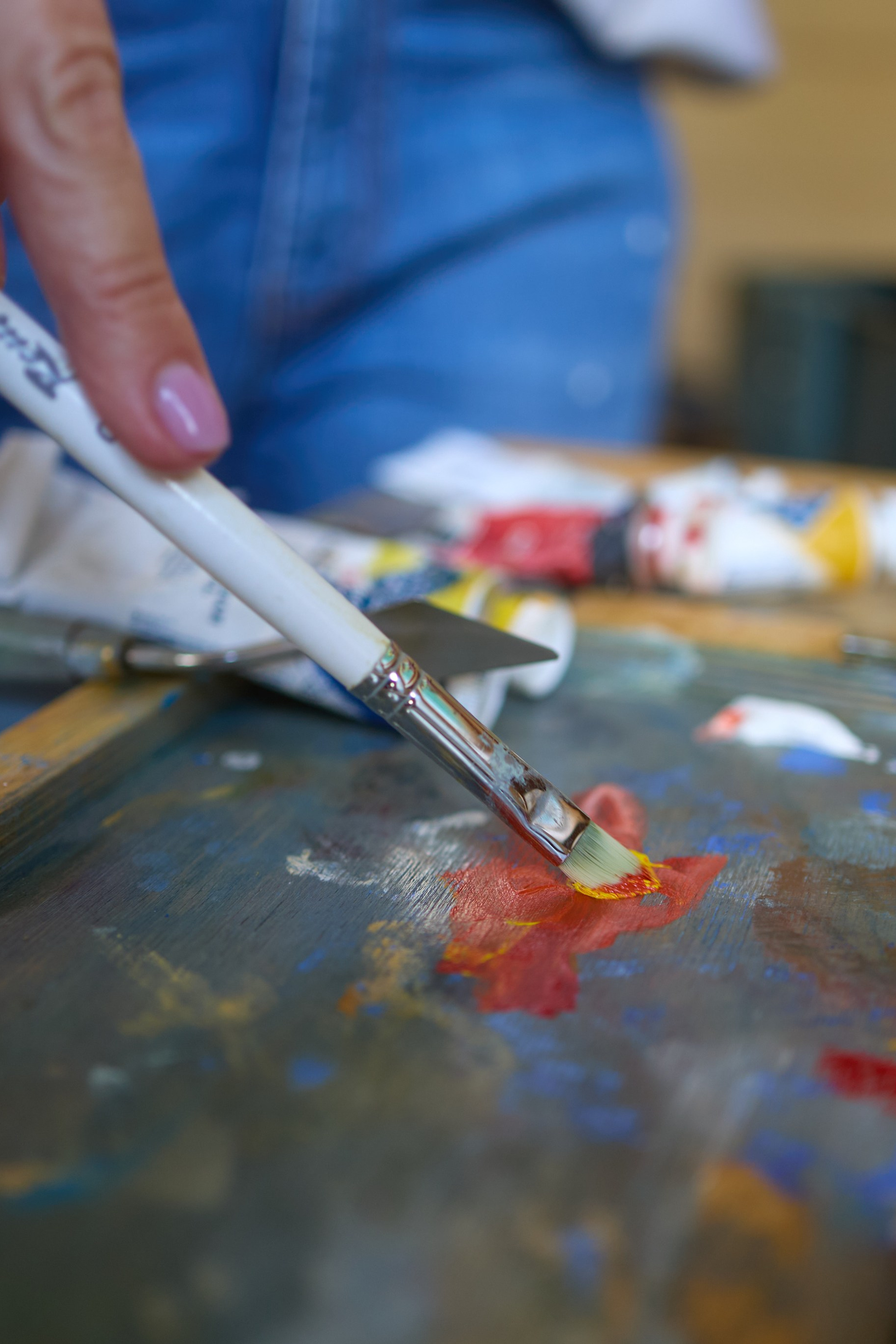 В мастерской художника