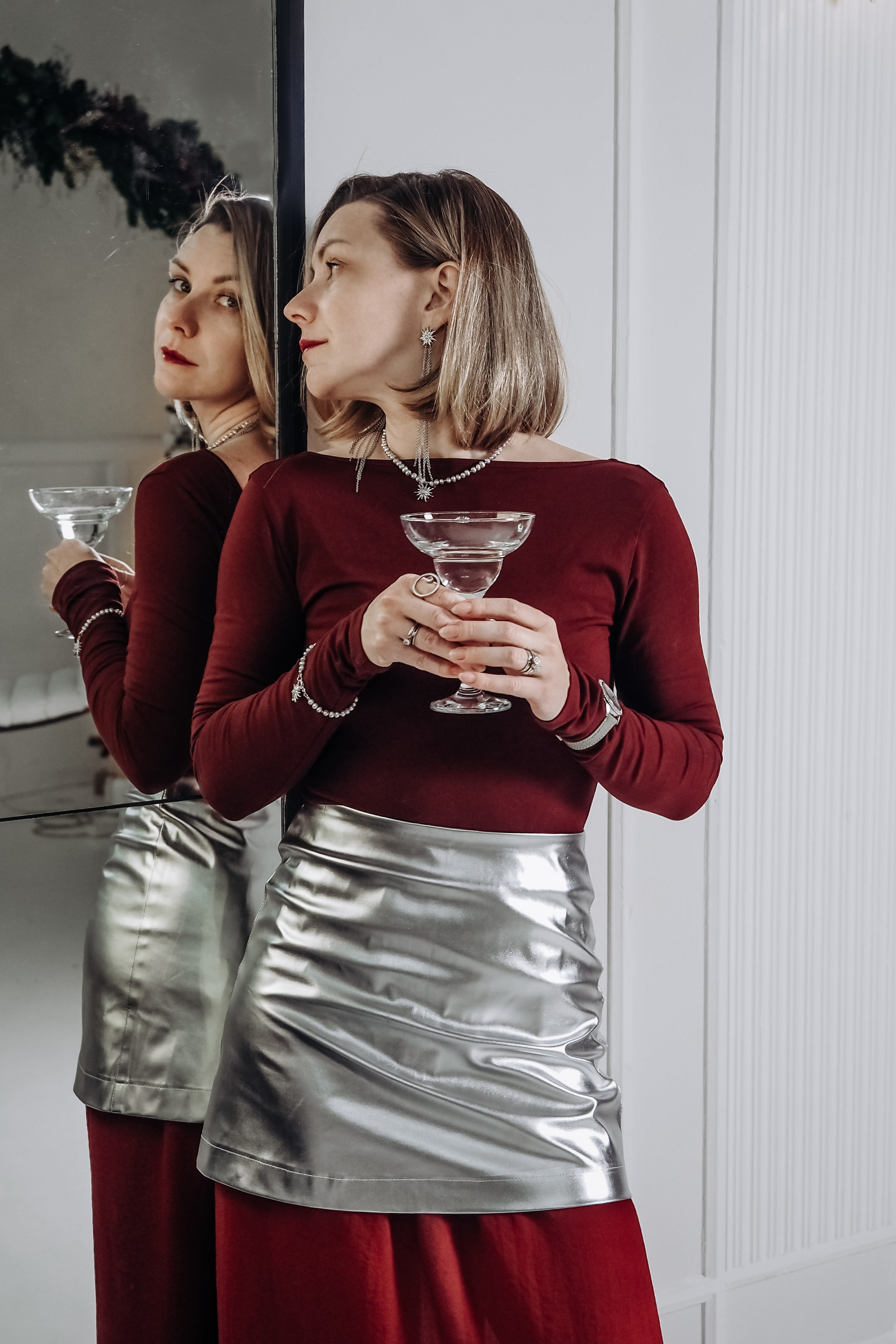 Новогодний образ для съемки в журнале. Стилист Елена Михайлова | стиль & архетипы