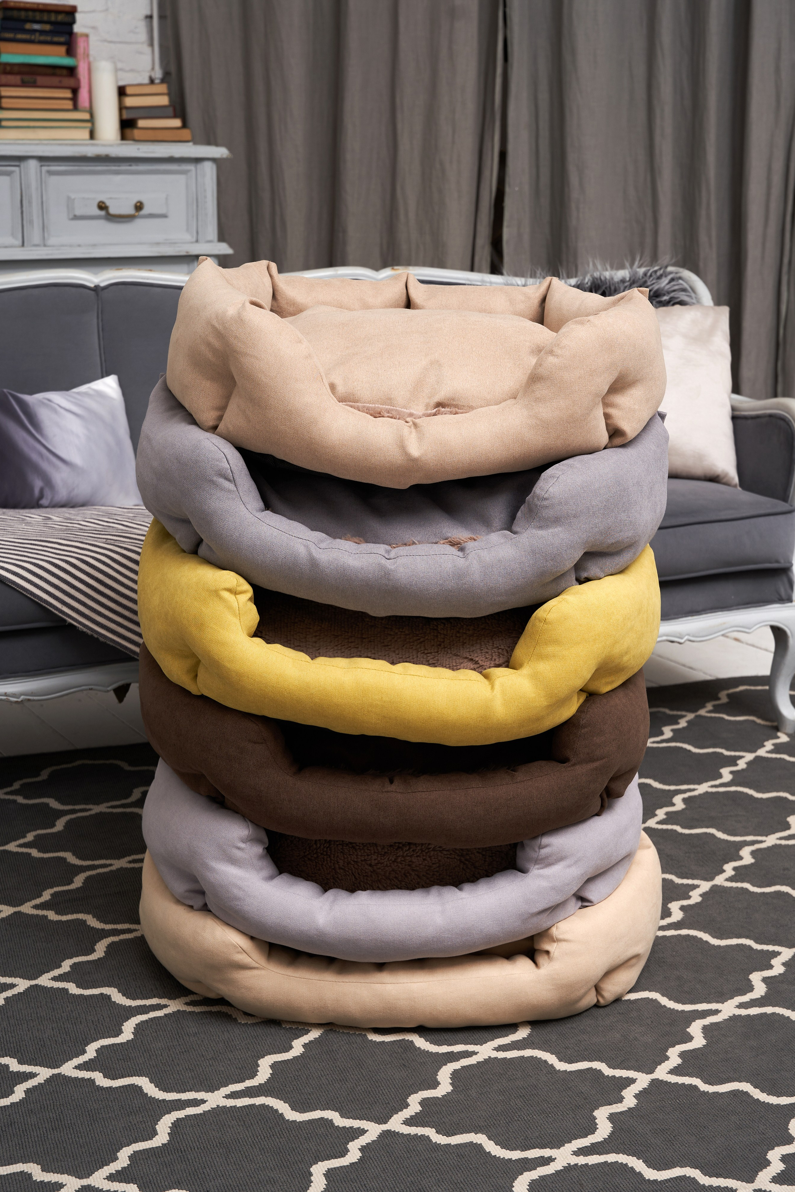 Детализированная фотосъемка лежанок для кошек