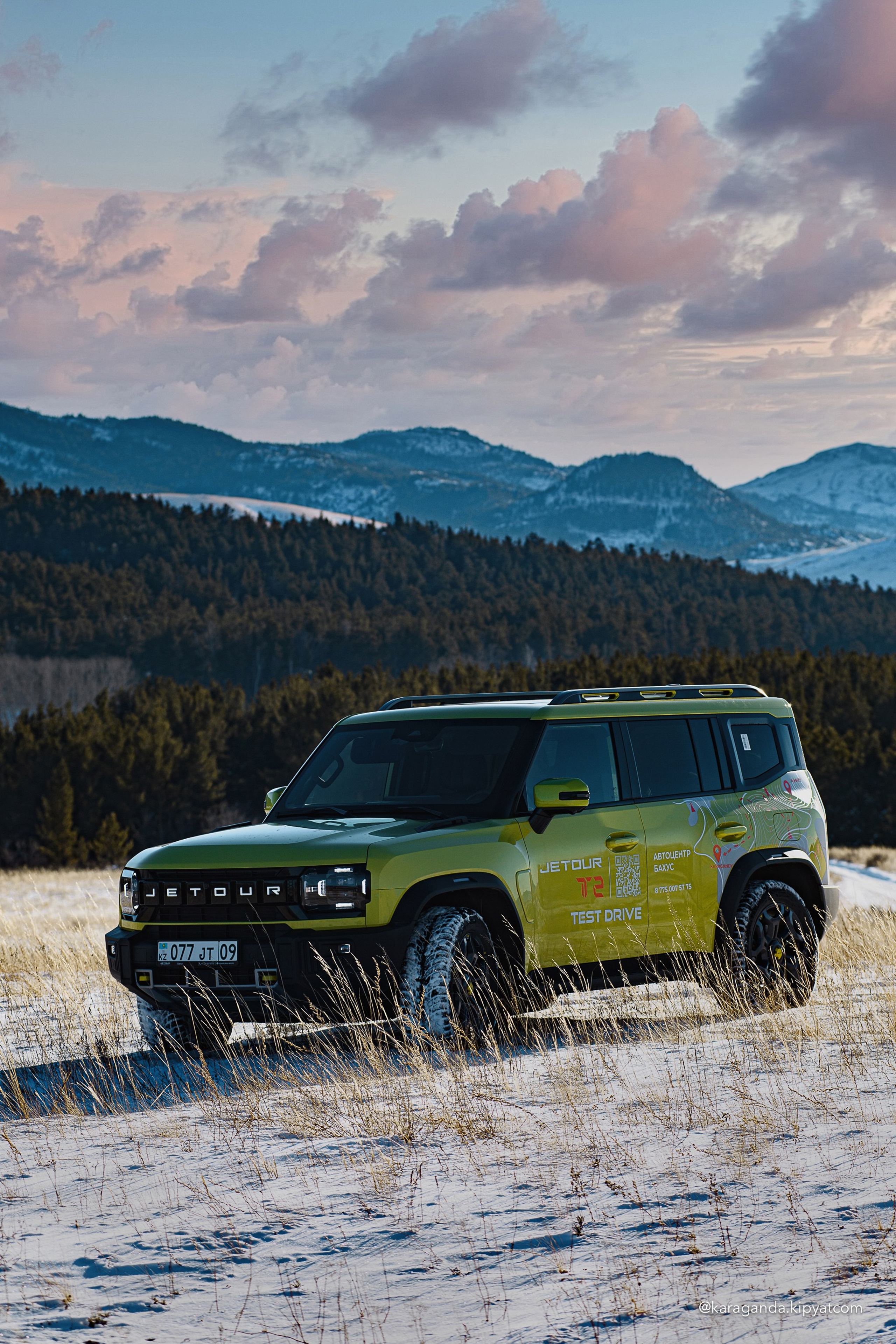 Зимний заезд на HAVAL H9. Кипятком Караганда