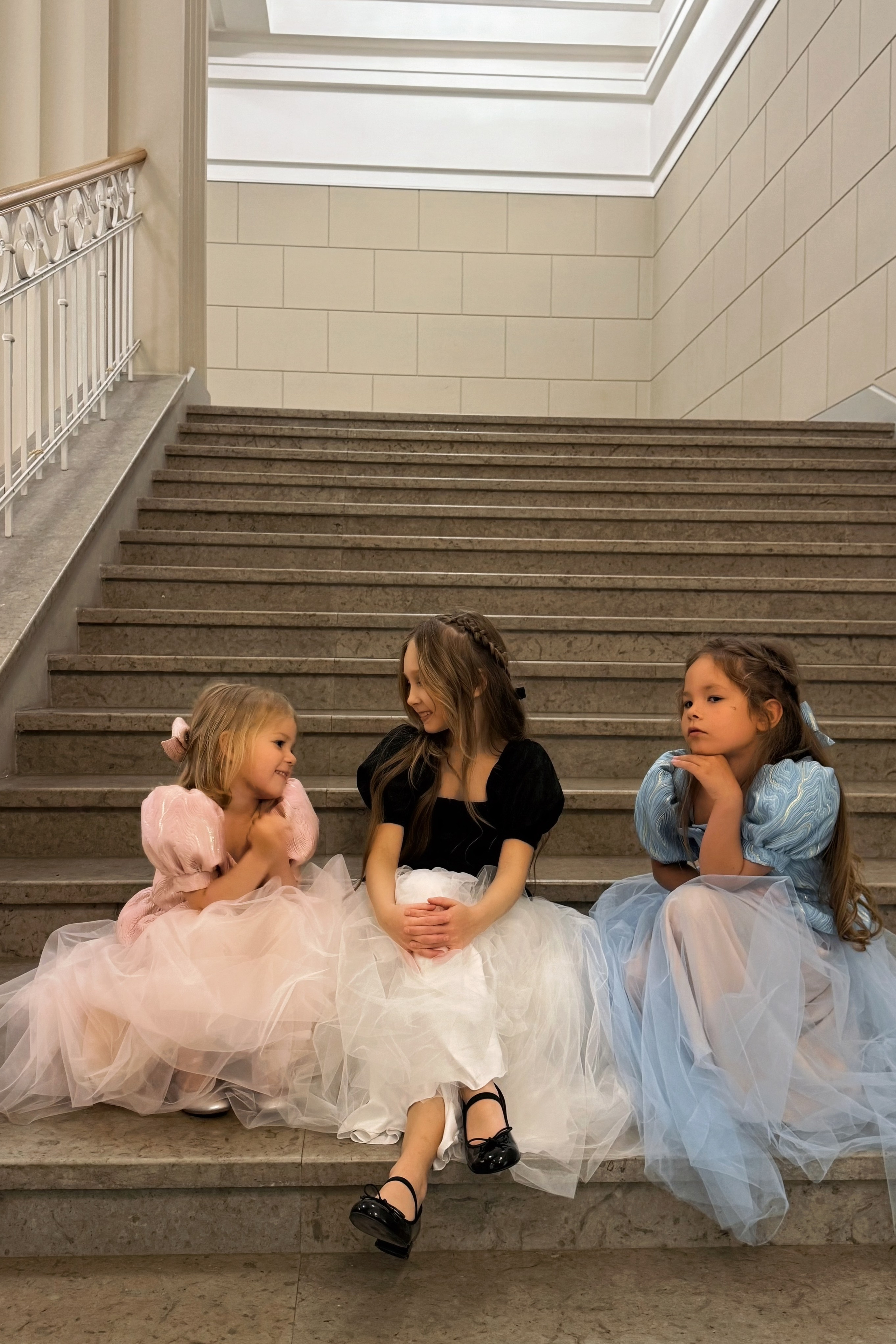 Фатиновая юбка ‘Jolie Tulle’ Sky голубая. Одежда для детей