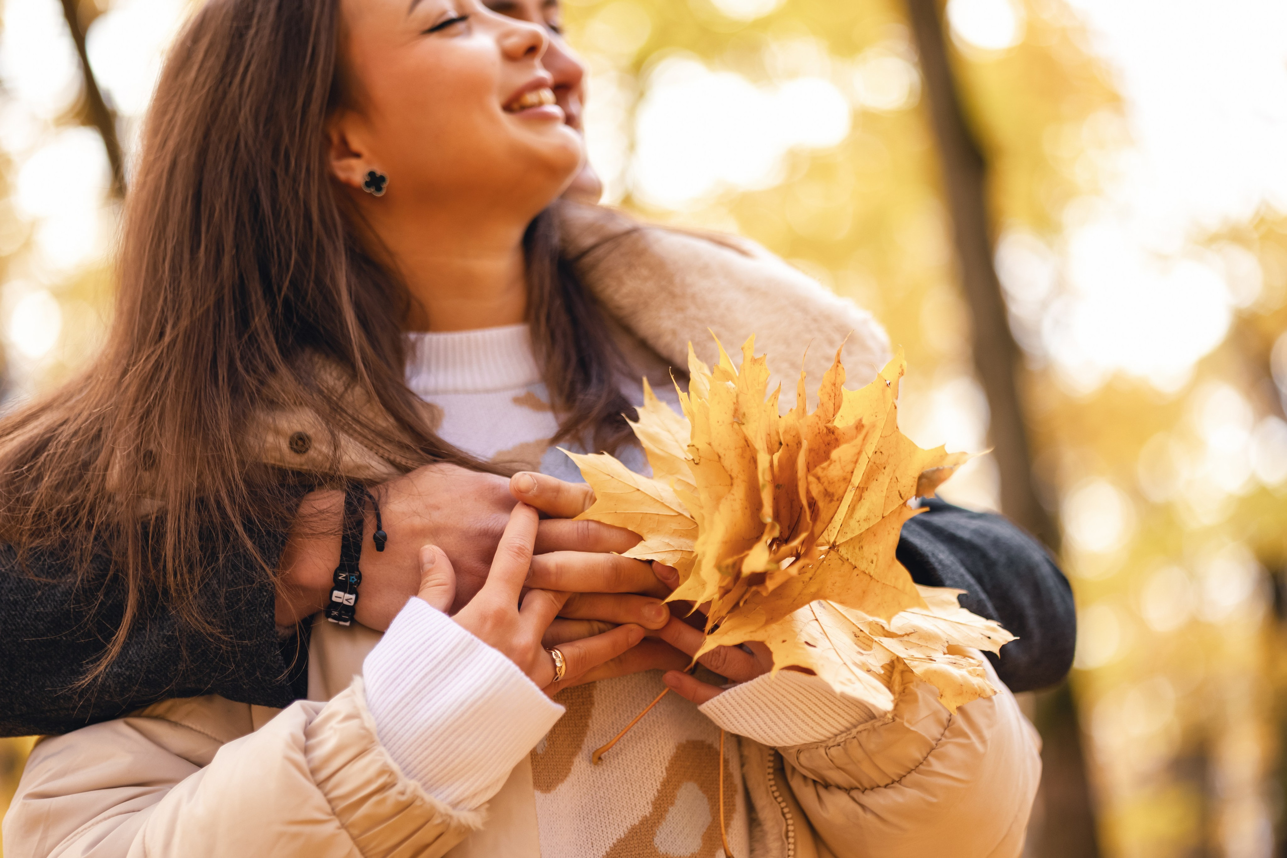 Осенняя фотосессия «История любви» в парке Быково