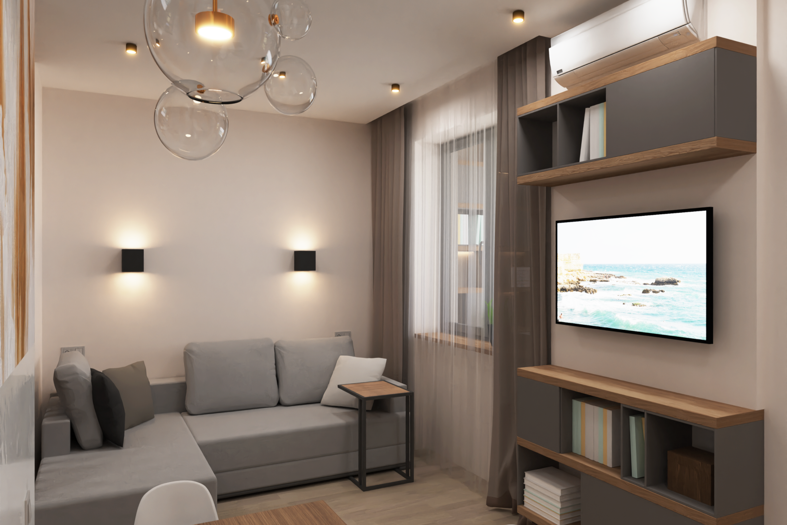 Дизайн интерьера в Крыму в Евпатории. Живу и работаю в Евпатории. Авторский надзор, комплектация, реализация под ключ.