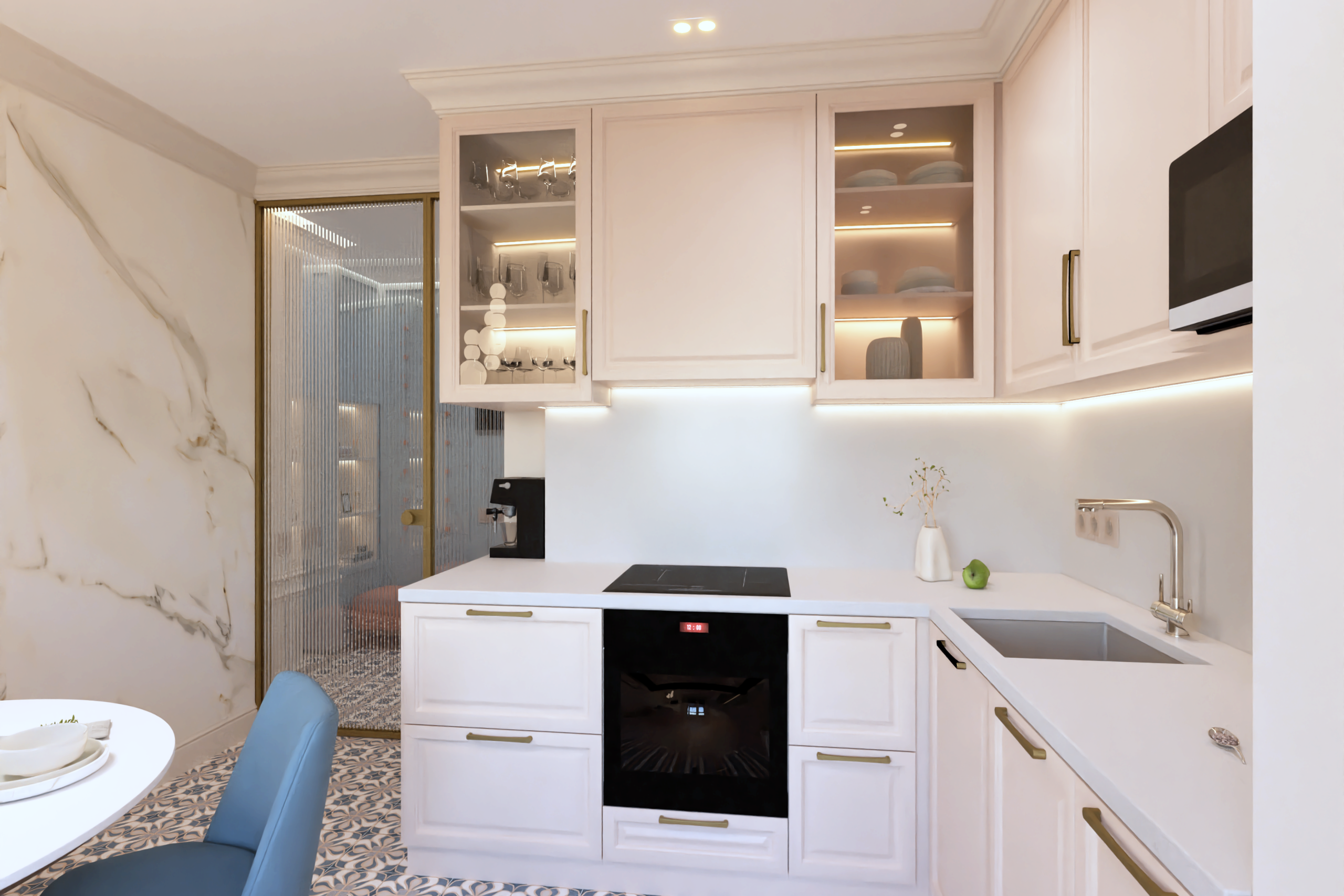 Дизайн интерьера в Крыму в Евпатории. Живу и работаю в Евпатории. Авторский надзор, комплектация, реализация под ключ.