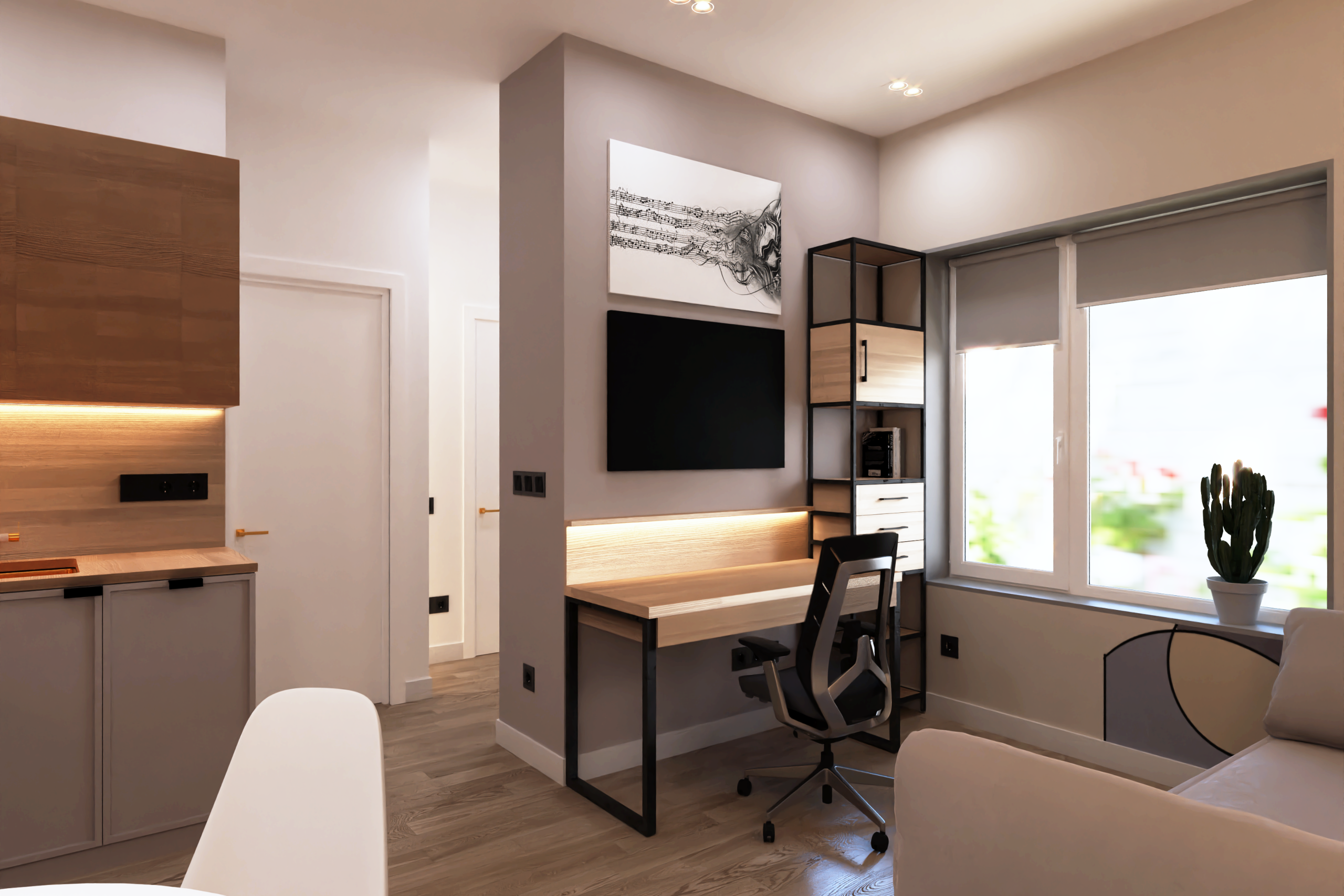 Дизайн интерьера в Крыму в Евпатории. Живу и работаю в Евпатории. Авторский надзор, комплектация, реализация под ключ.