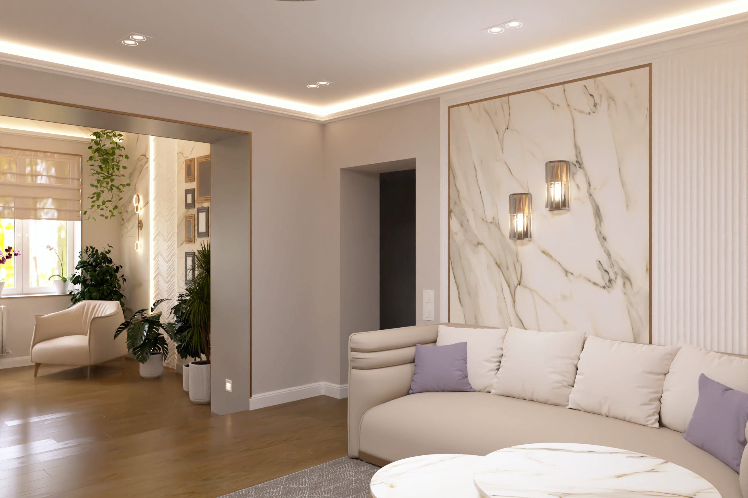 Дизайн интерьера в Крыму в Евпатории. Живу и работаю в Евпатории. Авторский надзор, комплектация, реализация под ключ.