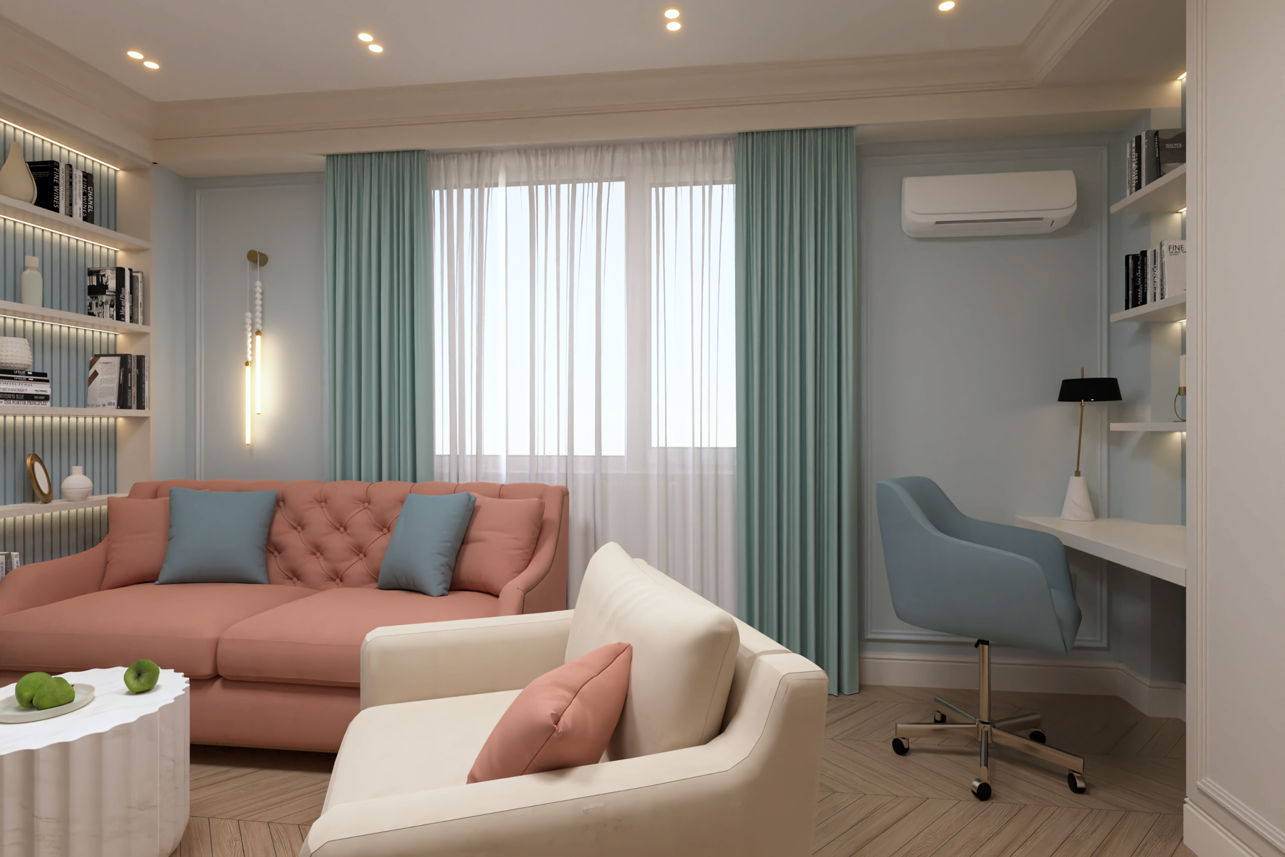 Дизайн интерьера в Крыму в Евпатории. Живу и работаю в Евпатории. Авторский надзор, комплектация, реализация под ключ.