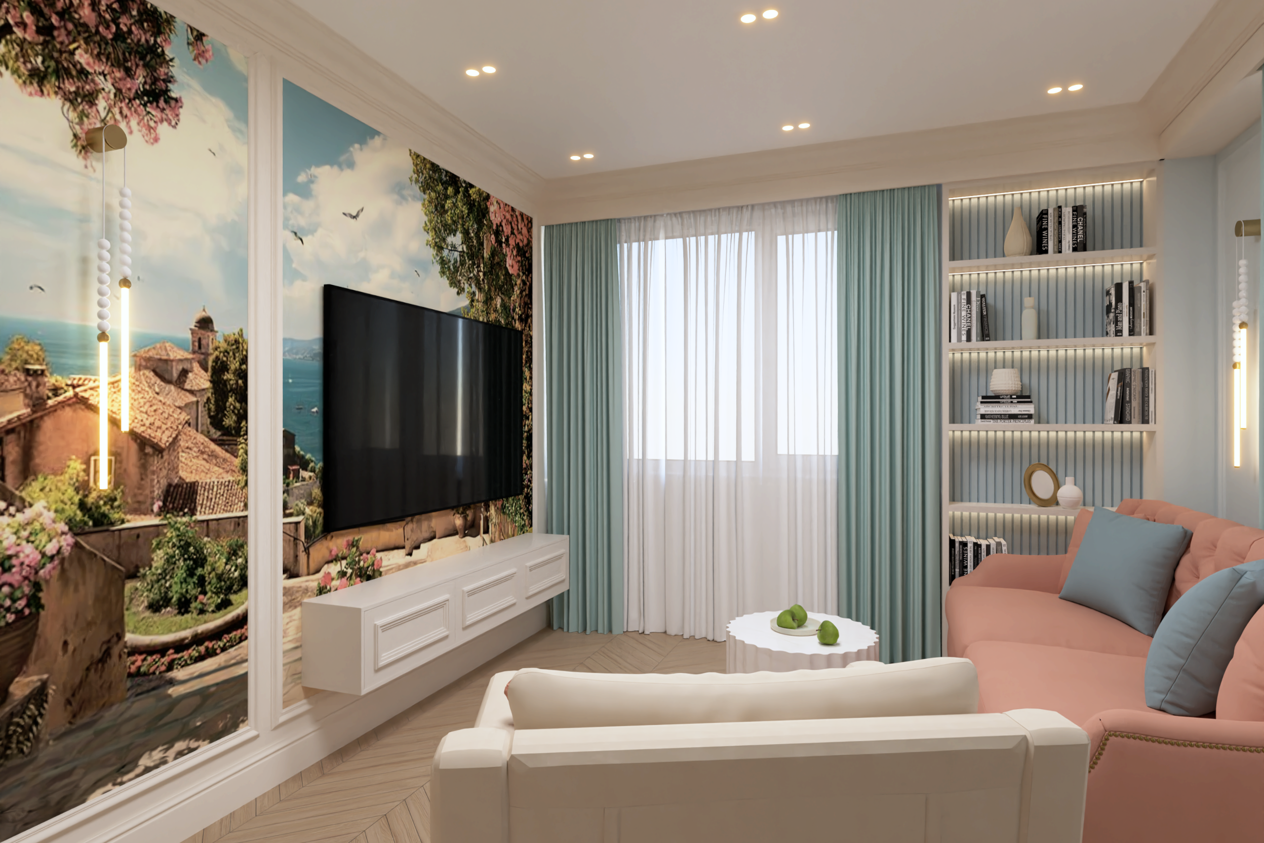 Дизайн интерьера в Крыму в Евпатории. Живу и работаю в Евпатории. Авторский надзор, комплектация, реализация под ключ.