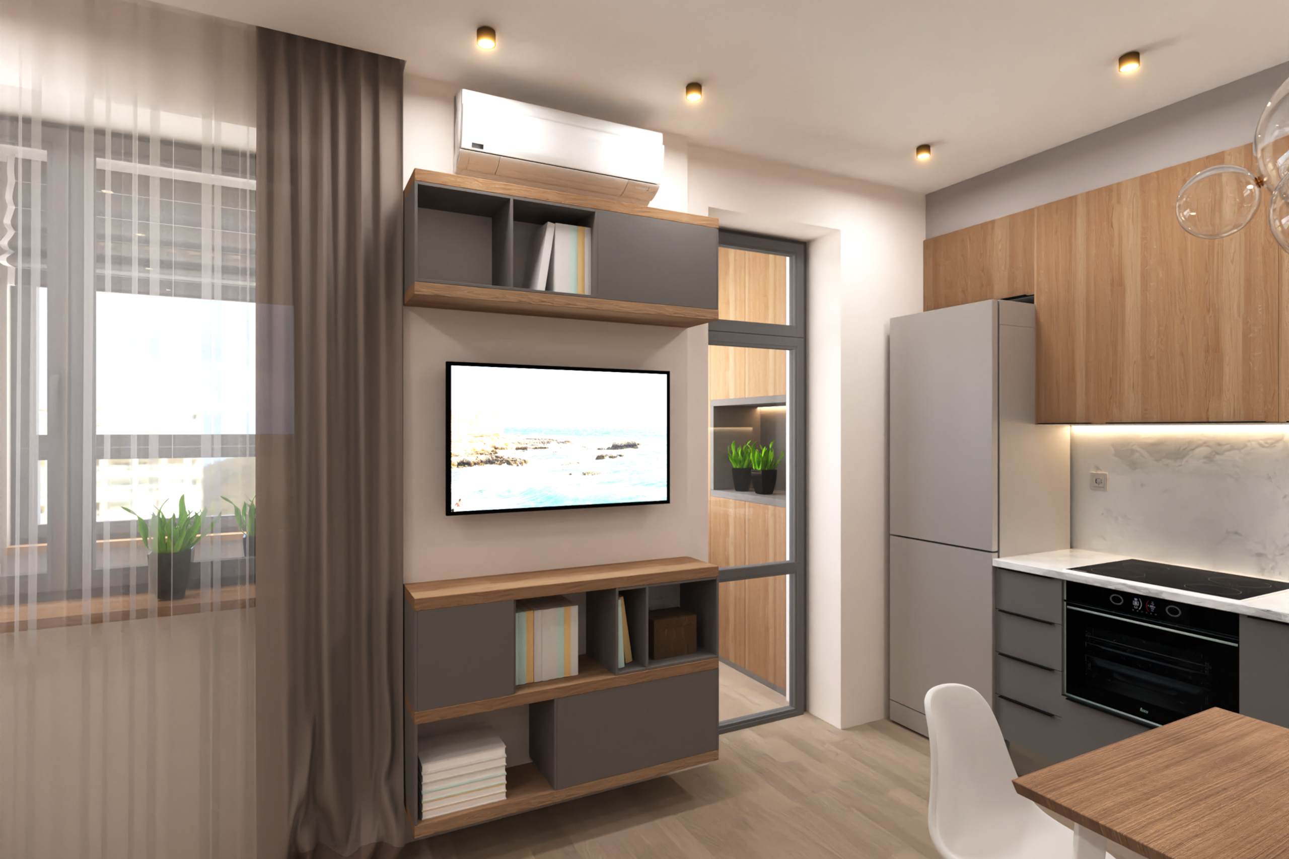 Дизайн интерьера в Крыму в Евпатории. Живу и работаю в Евпатории. Авторский надзор, комплектация, реализация под ключ.