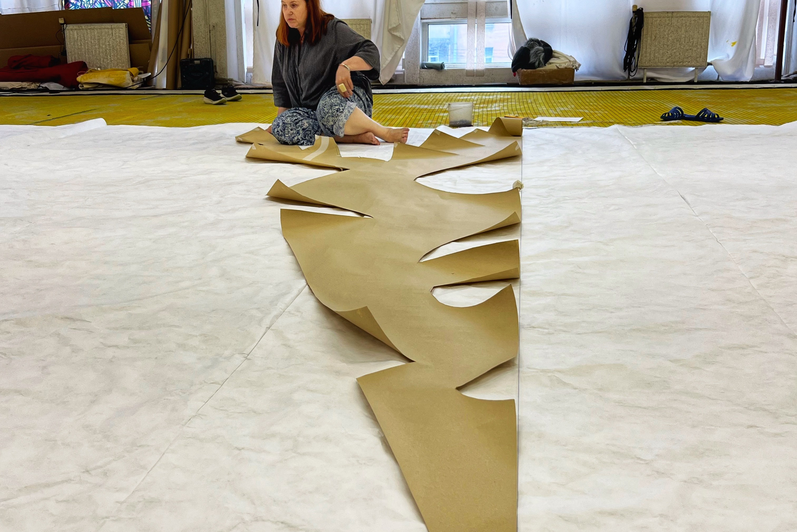 «Три поросёнка. Ой» театре на Таганке. История занавеса. Превращаем идею в технологию