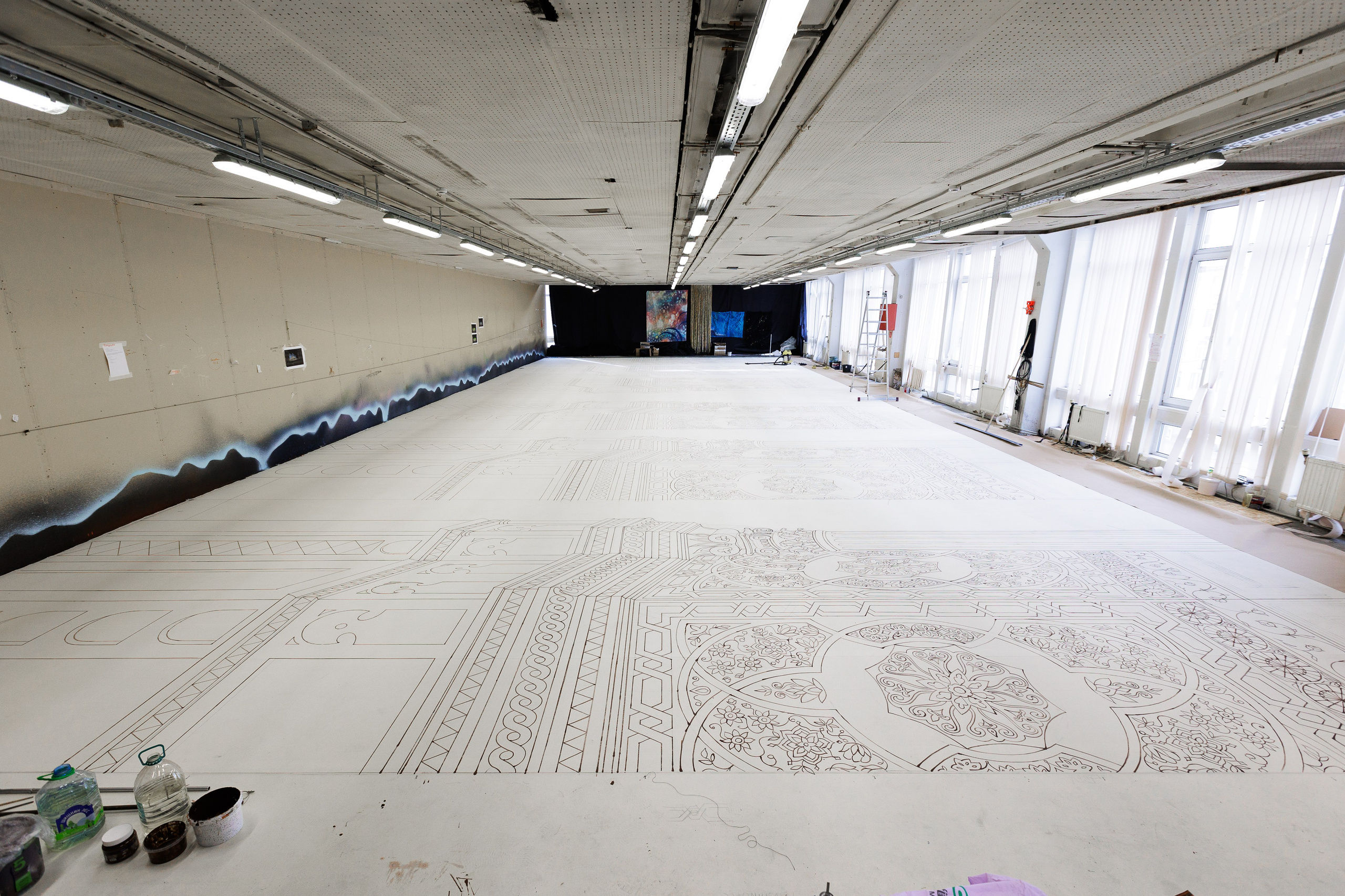 Декорации для балета «Корсар» | Красноярский театр оперы и балета. История занавеса. Превращаем идею в технологию