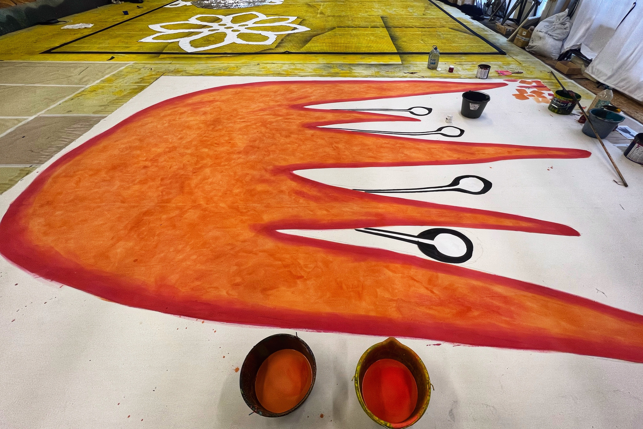 «Три поросёнка. Ой» театре на Таганке. История занавеса. Превращаем идею в технологию