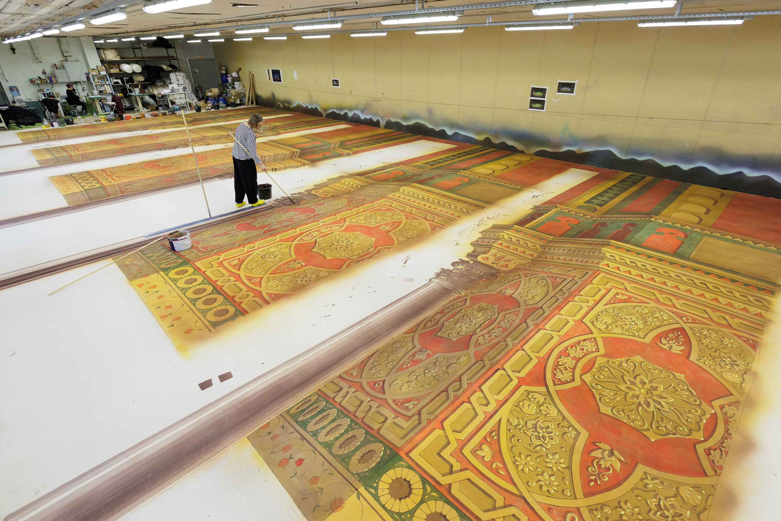 Декорации для балета «Корсар» | Красноярский театр оперы и балета. История занавеса. Превращаем идею в технологию