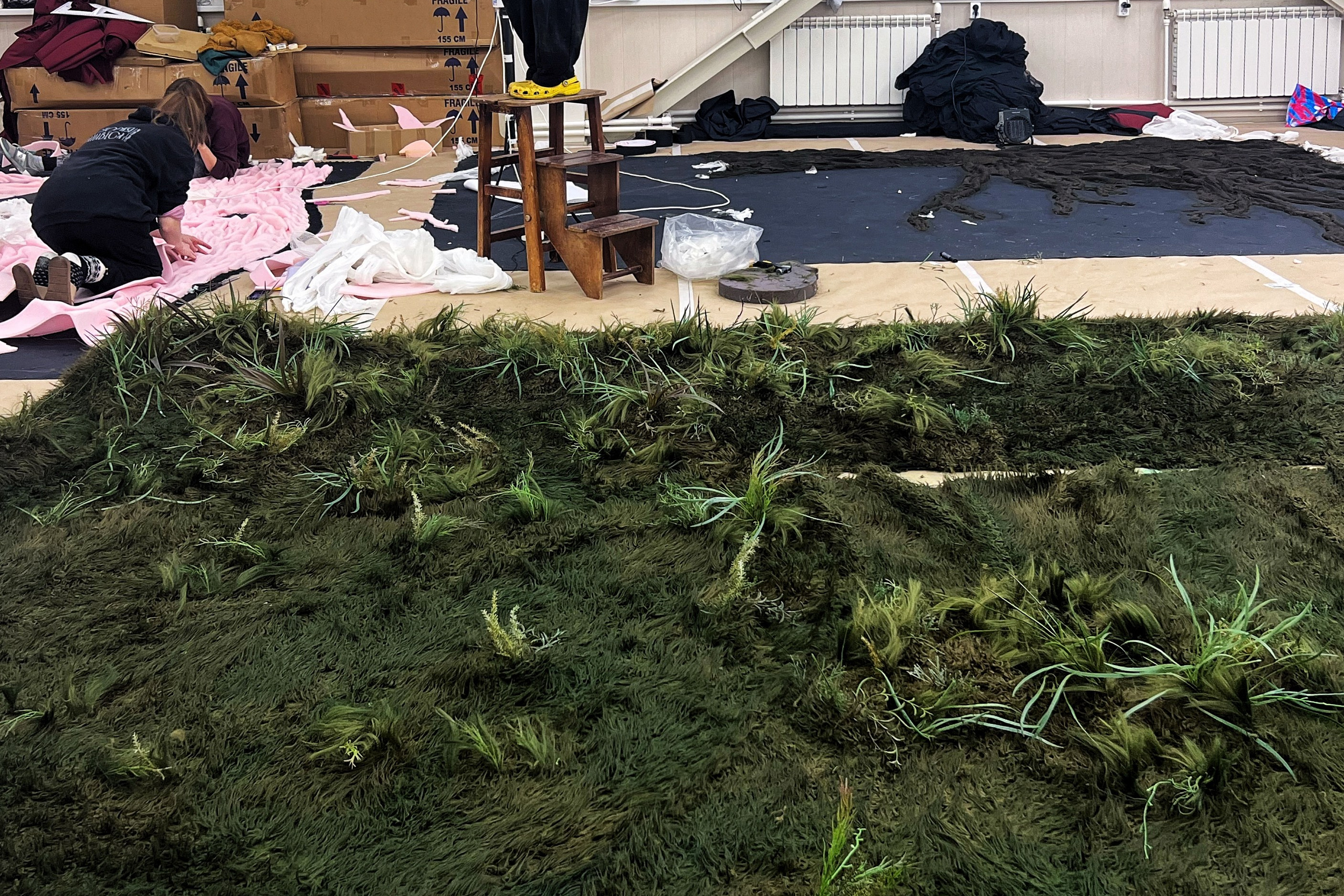 «Гроза» театральное объединение «Озеро». История занавеса. Превращаем идею в технологию