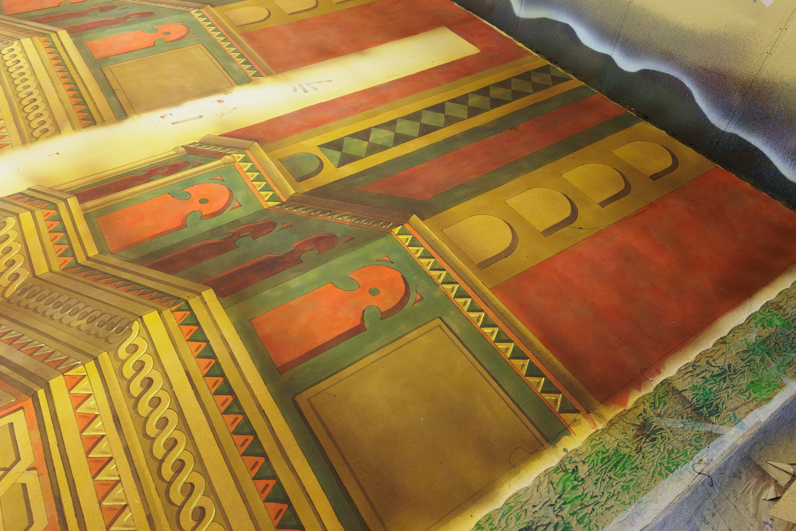 Декорации для балета «Корсар» | Красноярский театр оперы и балета. История занавеса. Превращаем идею в технологию