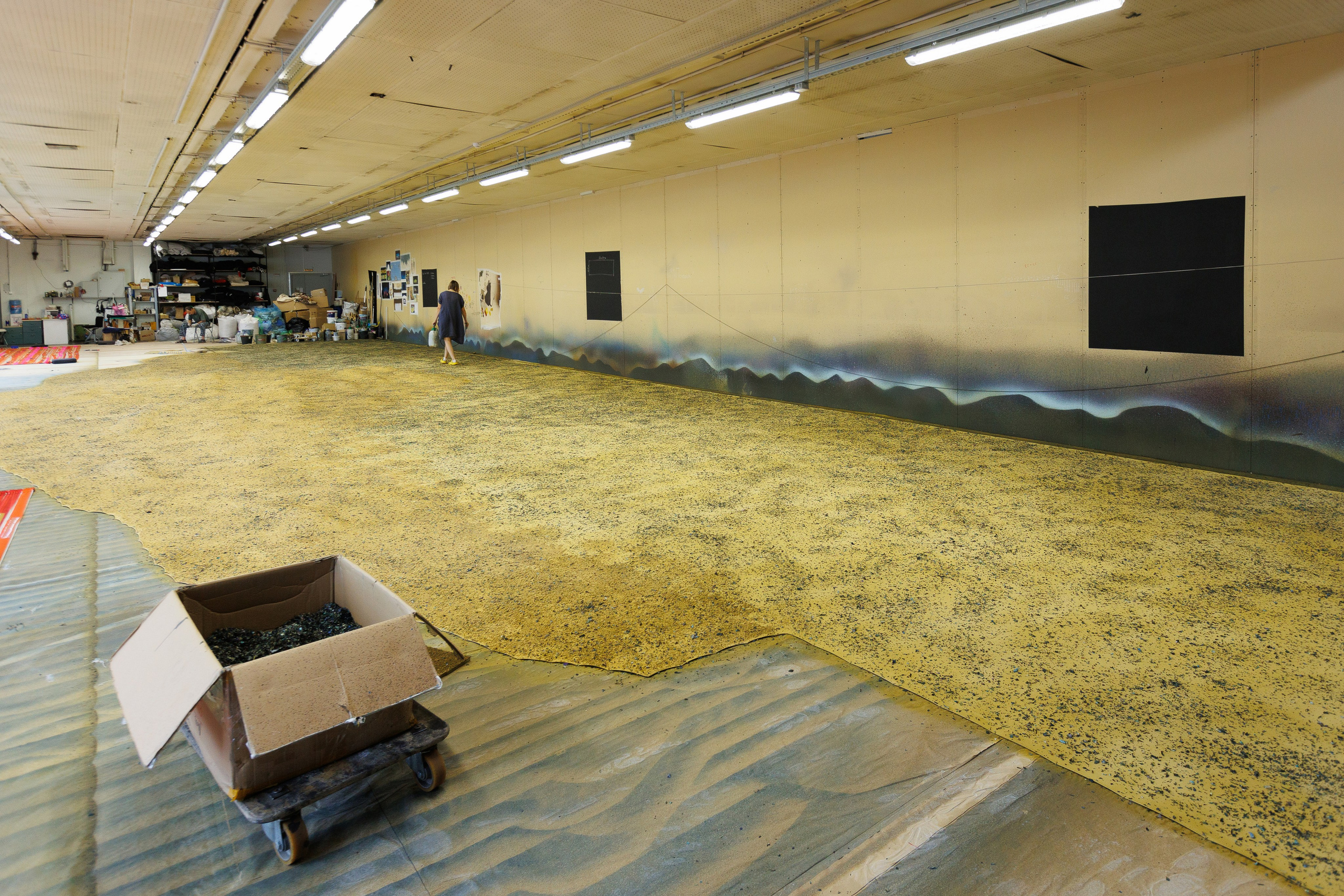 Декорации для спектакля «Буря» | Самарский ТЮЗ. История занавеса. Превращаем идею в технологию