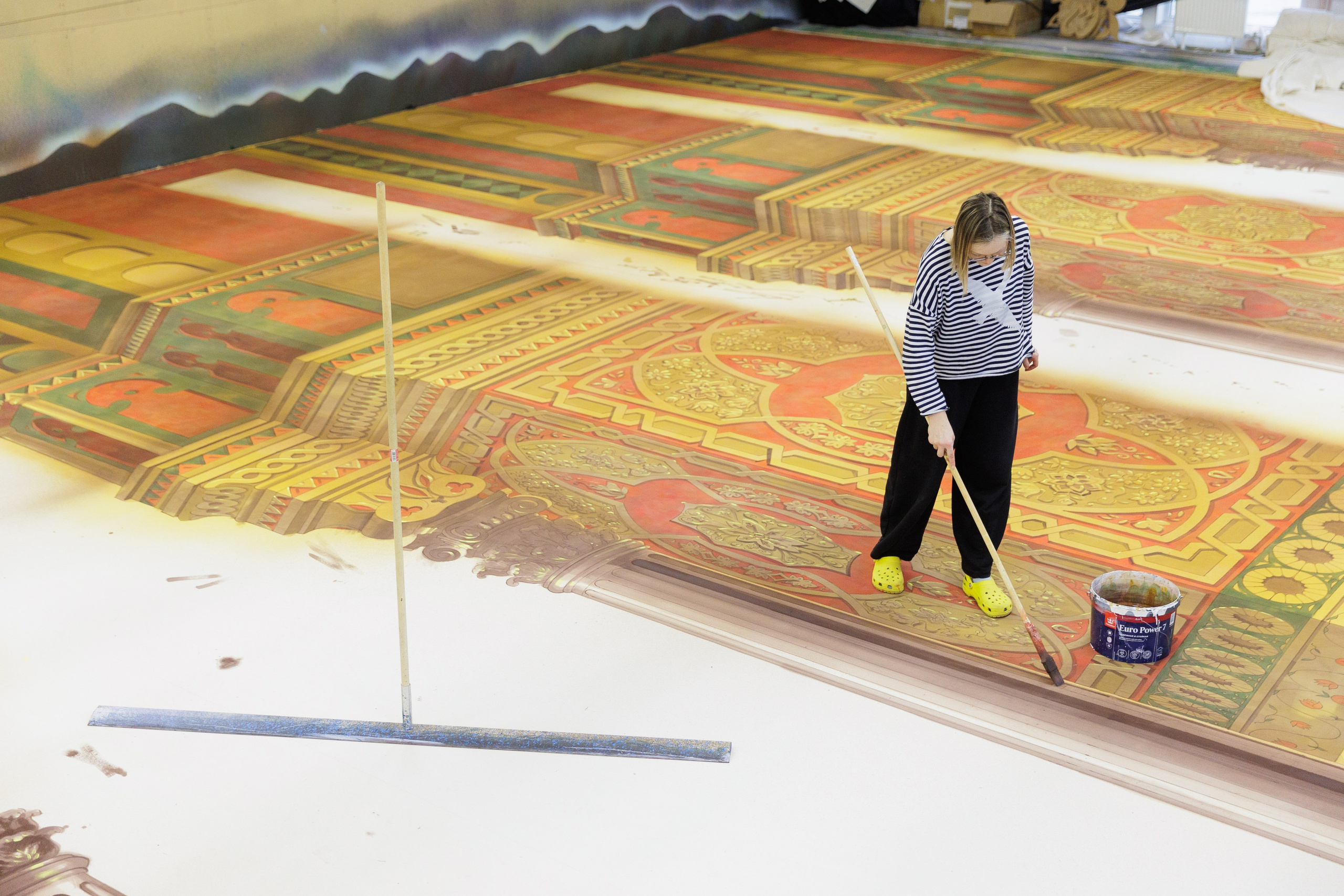 Декорации для балета «Корсар» | Красноярский театр оперы и балета. История занавеса. Превращаем идею в технологию