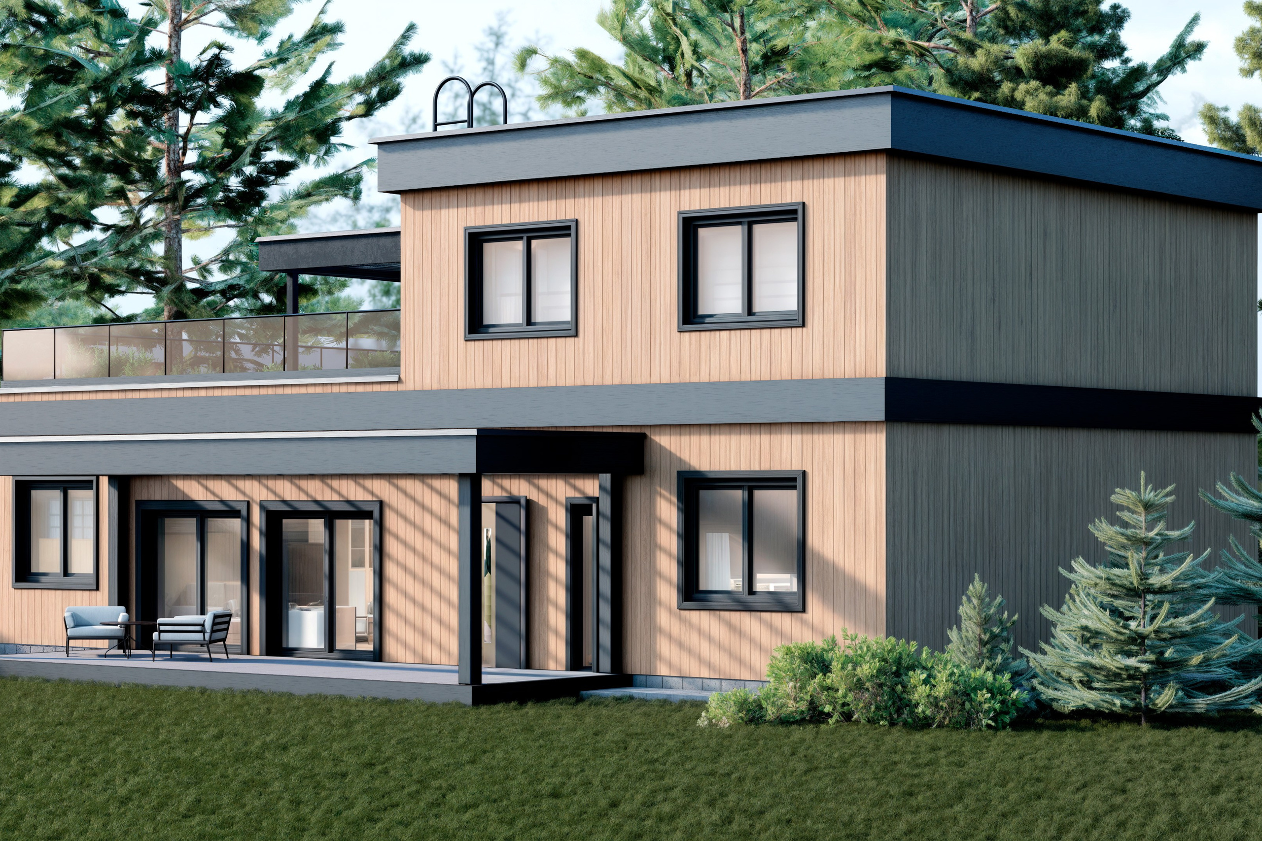 Жилой дом двухэтажный