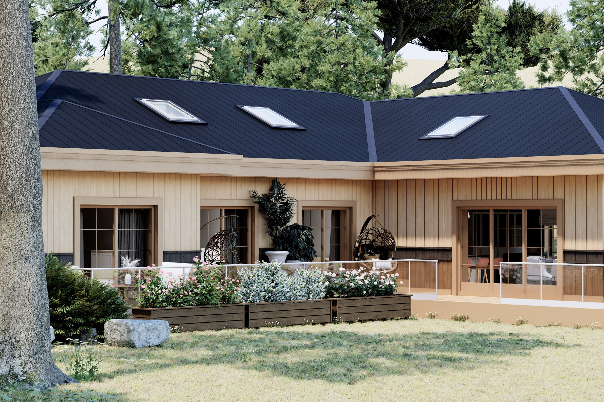 Жилой дом одноэтажный