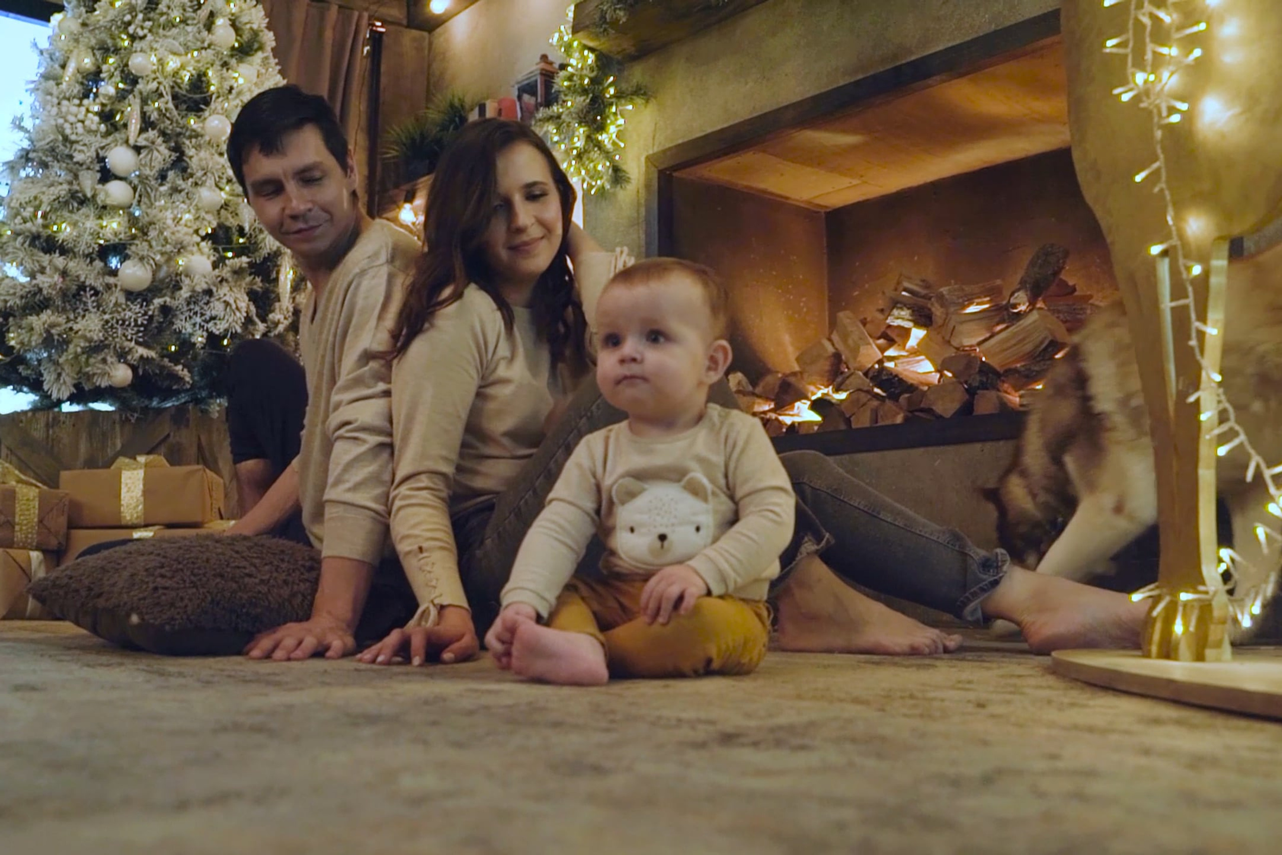 Семейная съемка в новогодней студии Парнас