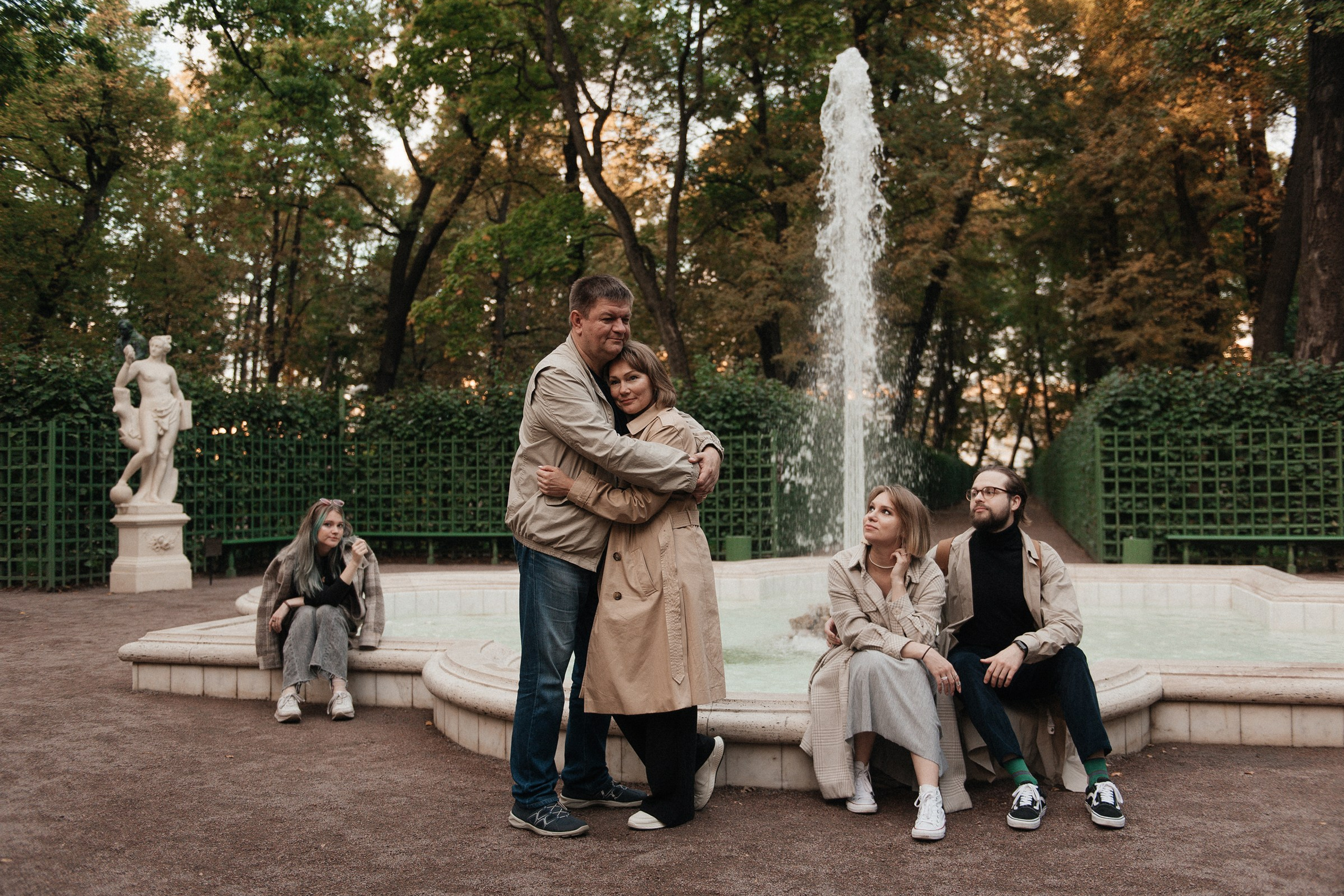 Ловили сентябрьский закат в Летнем саду