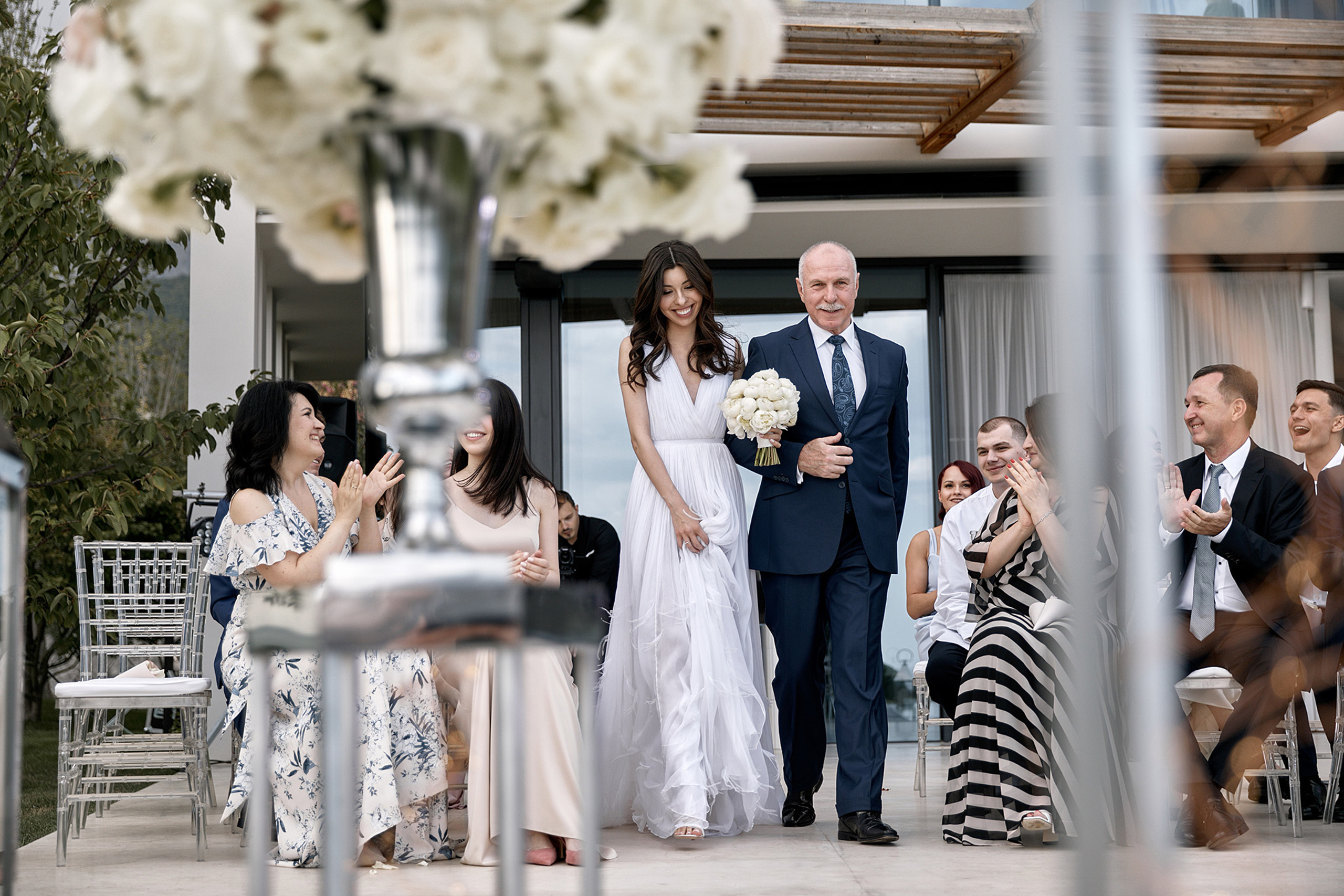 Свадьба у бассейна