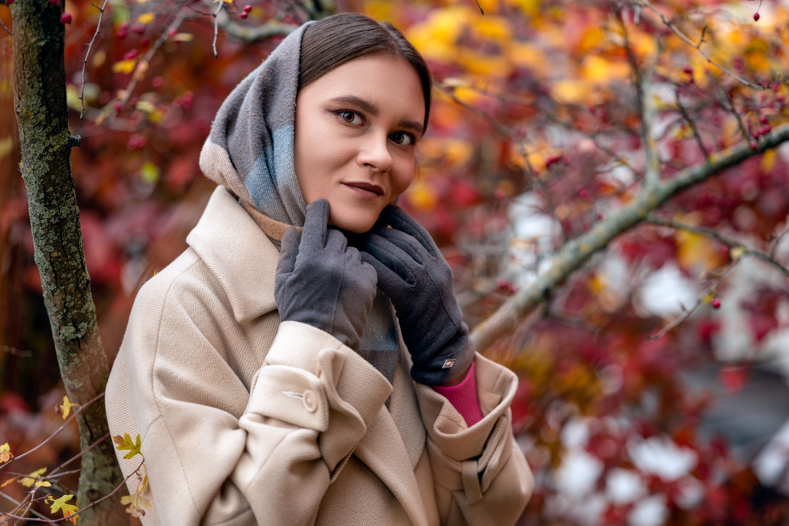 Индивидуальная осенняя прогулочная фотосессия во Владимире.