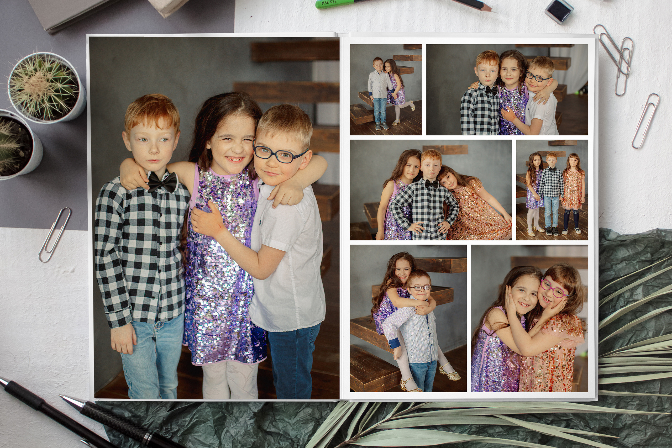 Выпускные альбомы для детского сада. Семейный и детский фотограф в Туле