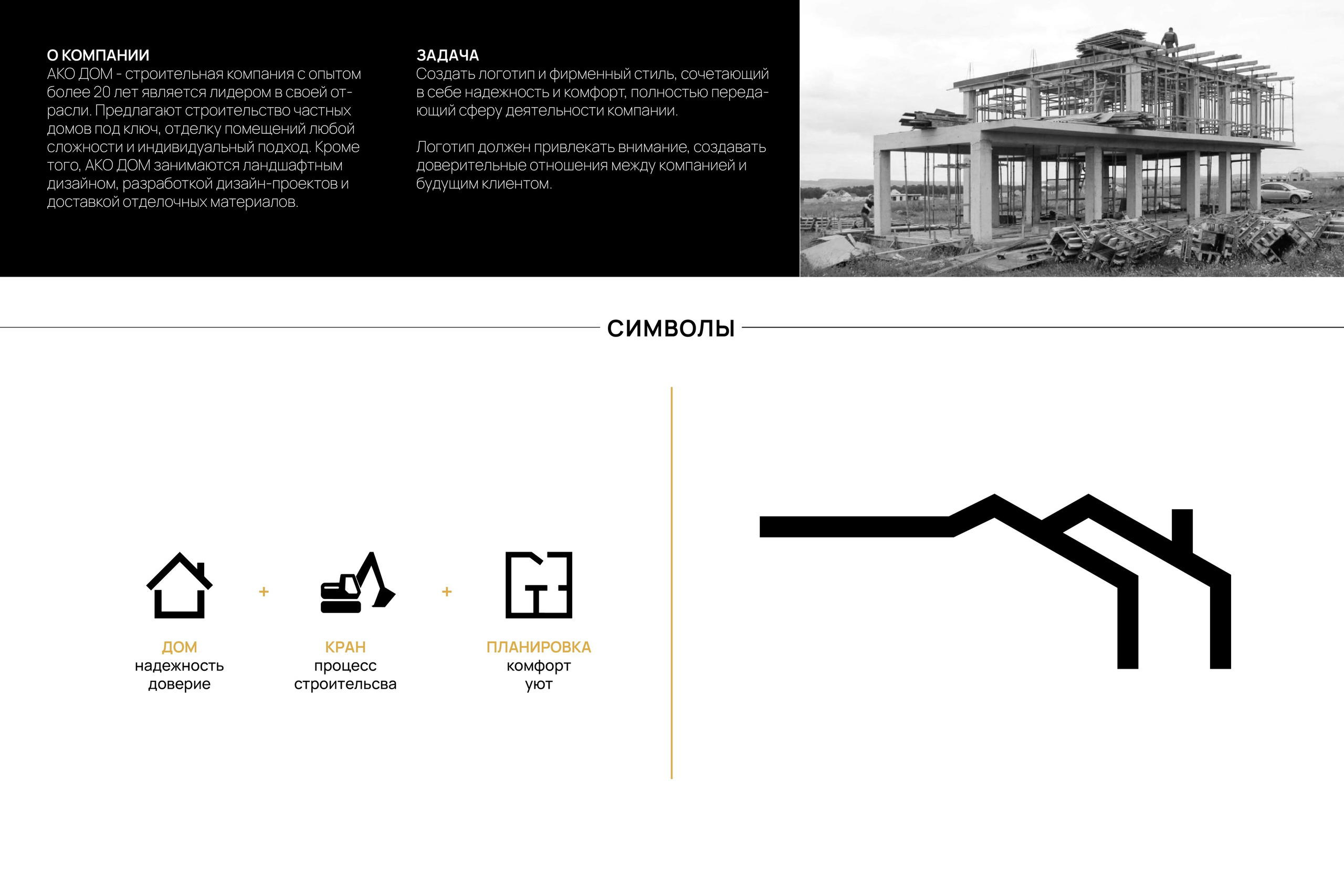 АКОДОМ | Строительная компания г. Сочи. ANNSOUL — графический и brand — дизайнер