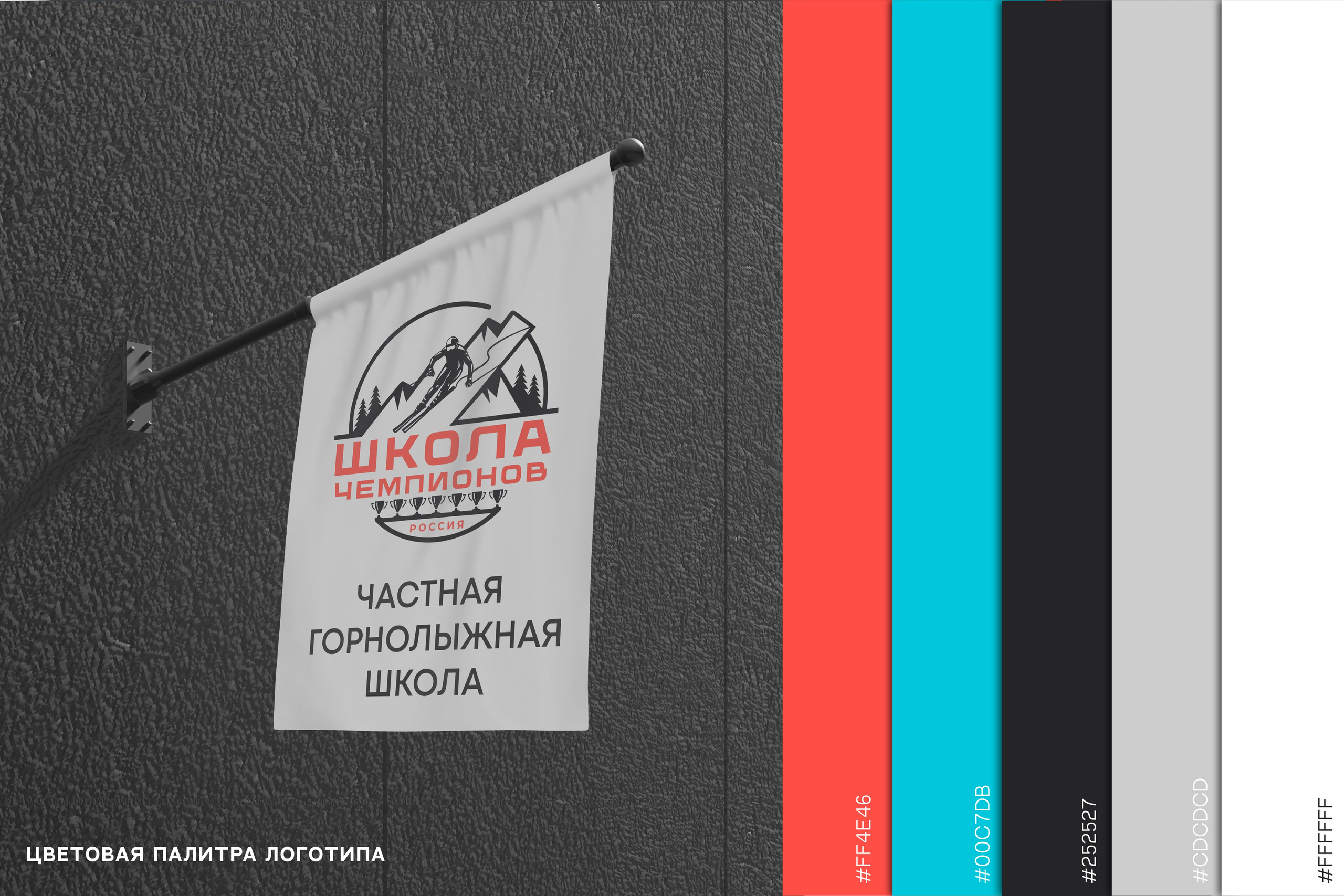 ШКОЛА ЧЕМПИОНОВ | Частная горнолыжная школа в Сочи. ANNSOUL — графический и brand — дизайнер