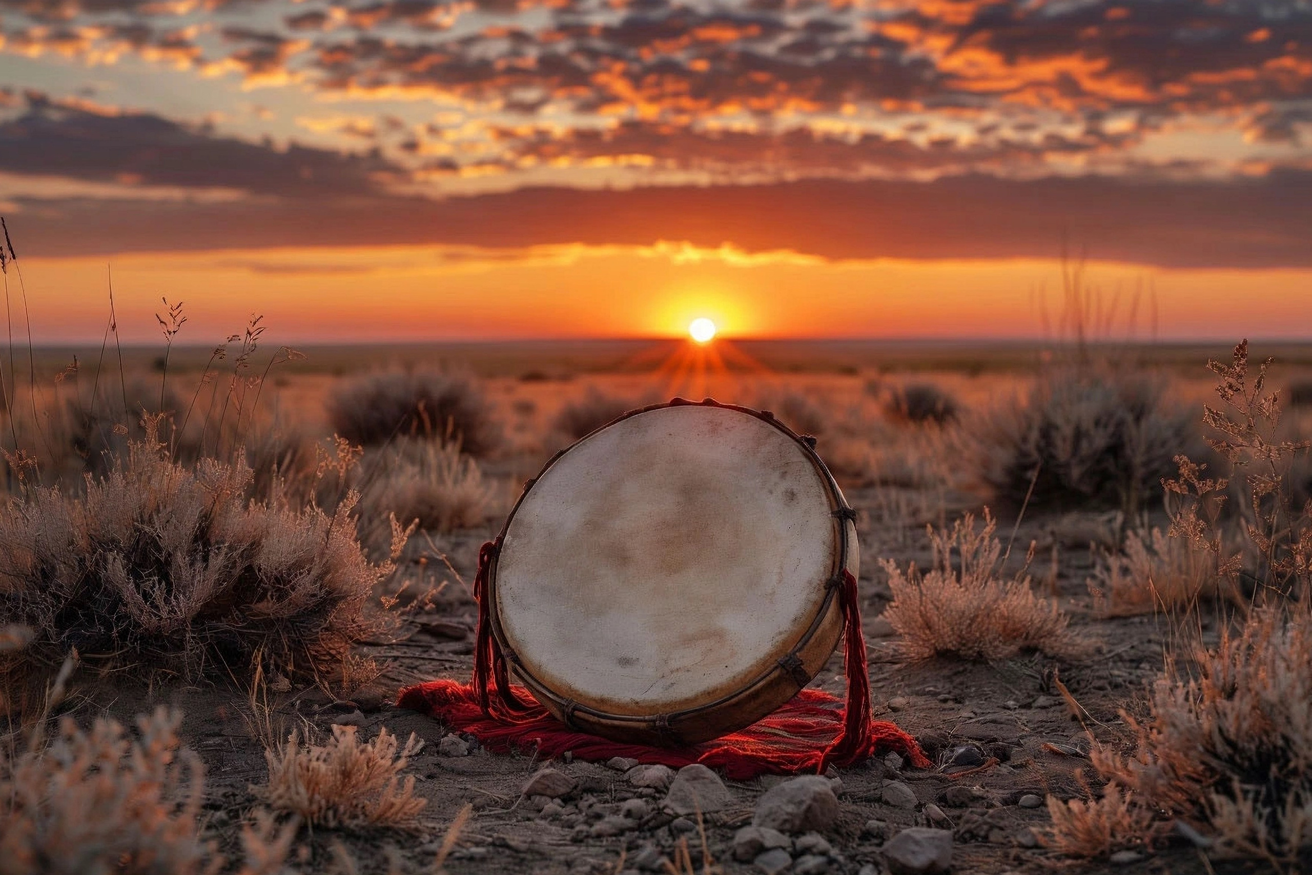 With a Shamanic Drum on the Waves