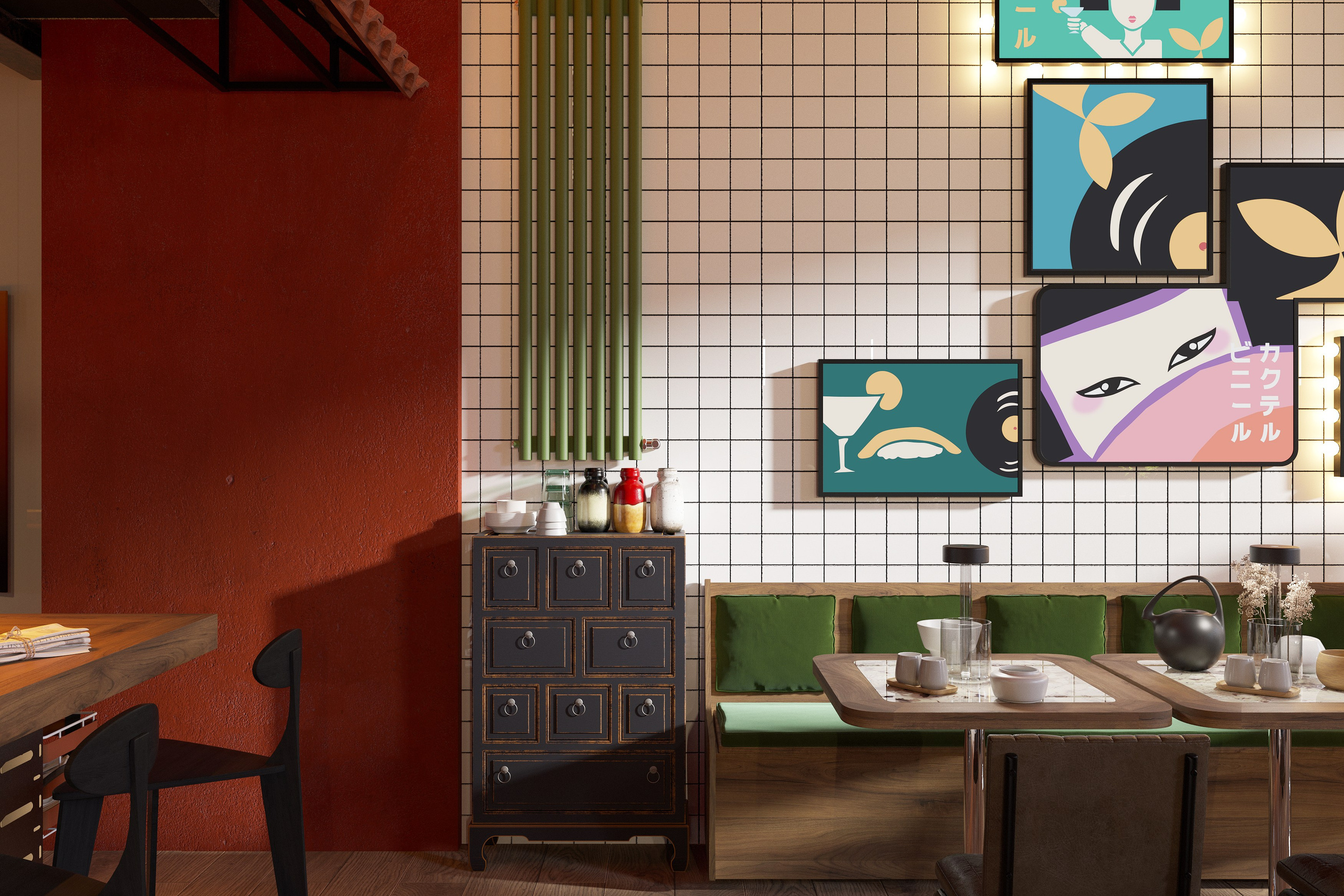 Ресторан «РУСАЛОЧКА». 3Д Визуализация Интерьера и Архитектуры