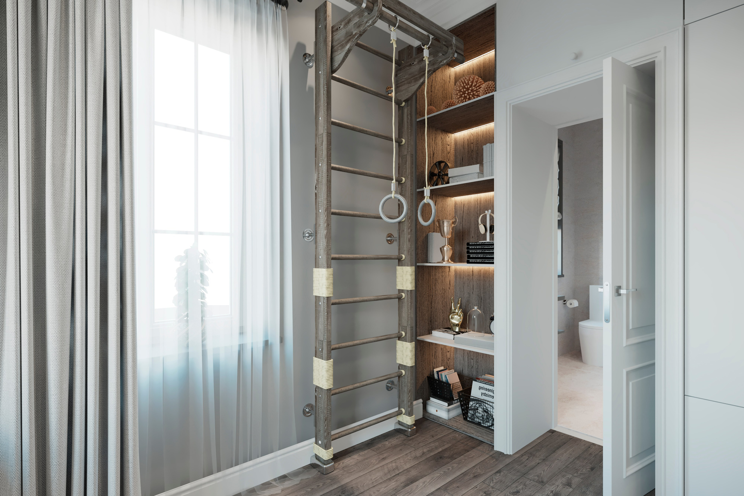 Интерьер частного дома в Горячем Ключе — Полный дизайн-проект. 3Д Визуализация Интерьера и Архитектуры