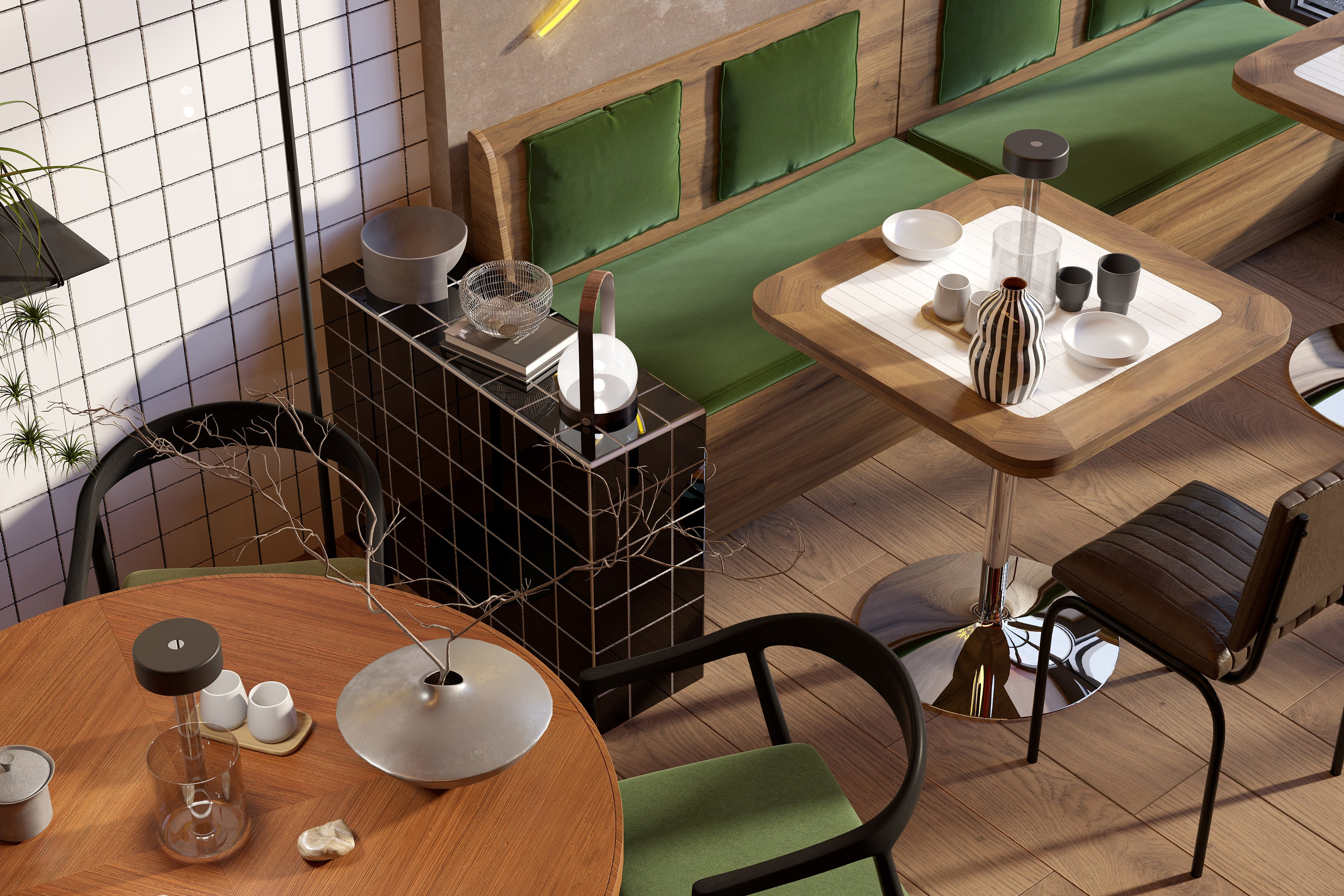 Ресторан «РУСАЛОЧКА». 3Д Визуализация Интерьера и Архитектуры